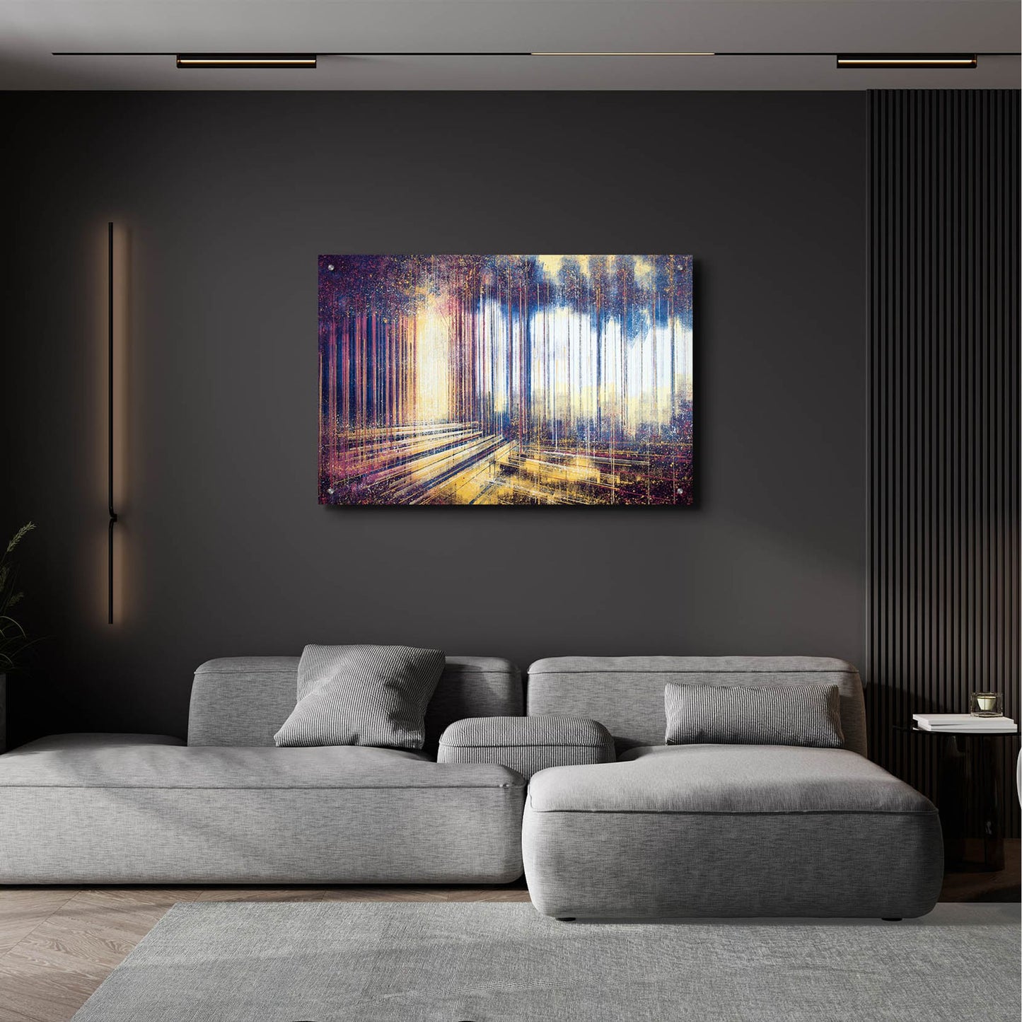 Epic Art 'Forest at Sunset' by Marc Todd, Acrylic Glass Wall Art,36x24