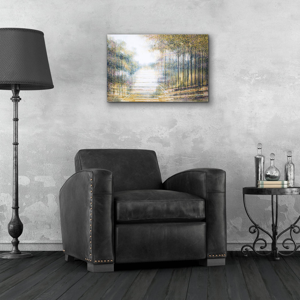 Epic Art 'Trees In Hazy Afternoon Light' by Marc Todd, Acrylic Glass Wall Art,24x16