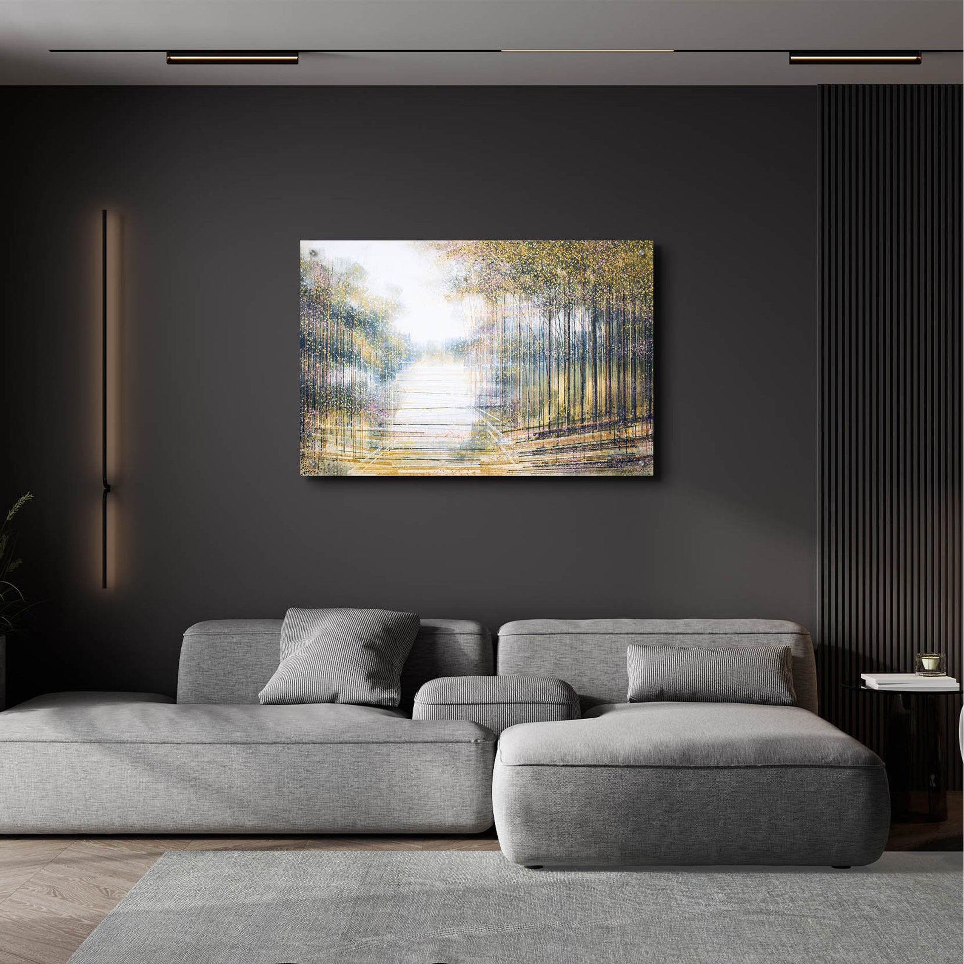 Epic Art 'Trees In Hazy Afternoon Light' by Marc Todd, Acrylic Glass Wall Art,36x24