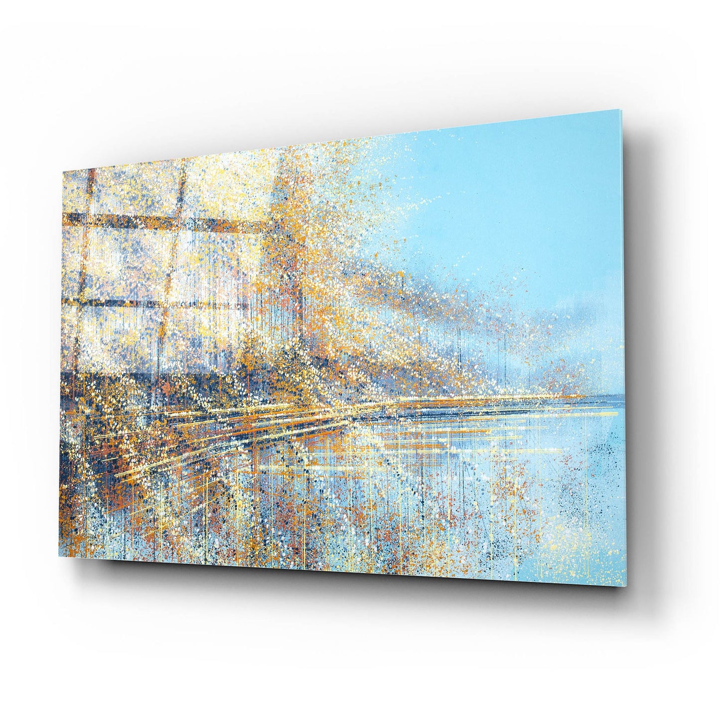 Epic Art 'Autumn Trees Reflection' by Marc Todd, Acrylic Glass Wall Art,24x16