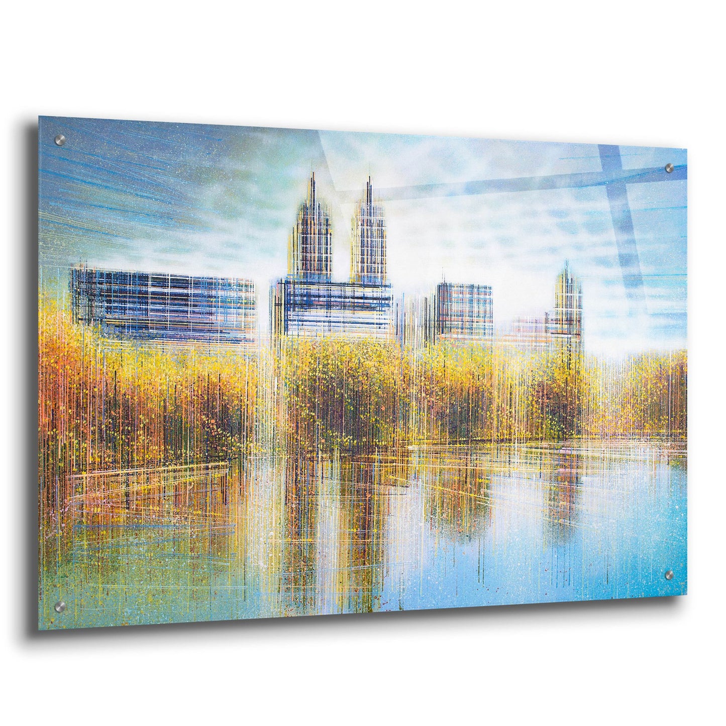 Epic Art 'Autumn in New York' by Marc Todd, Acrylic Glass Wall Art,36x24