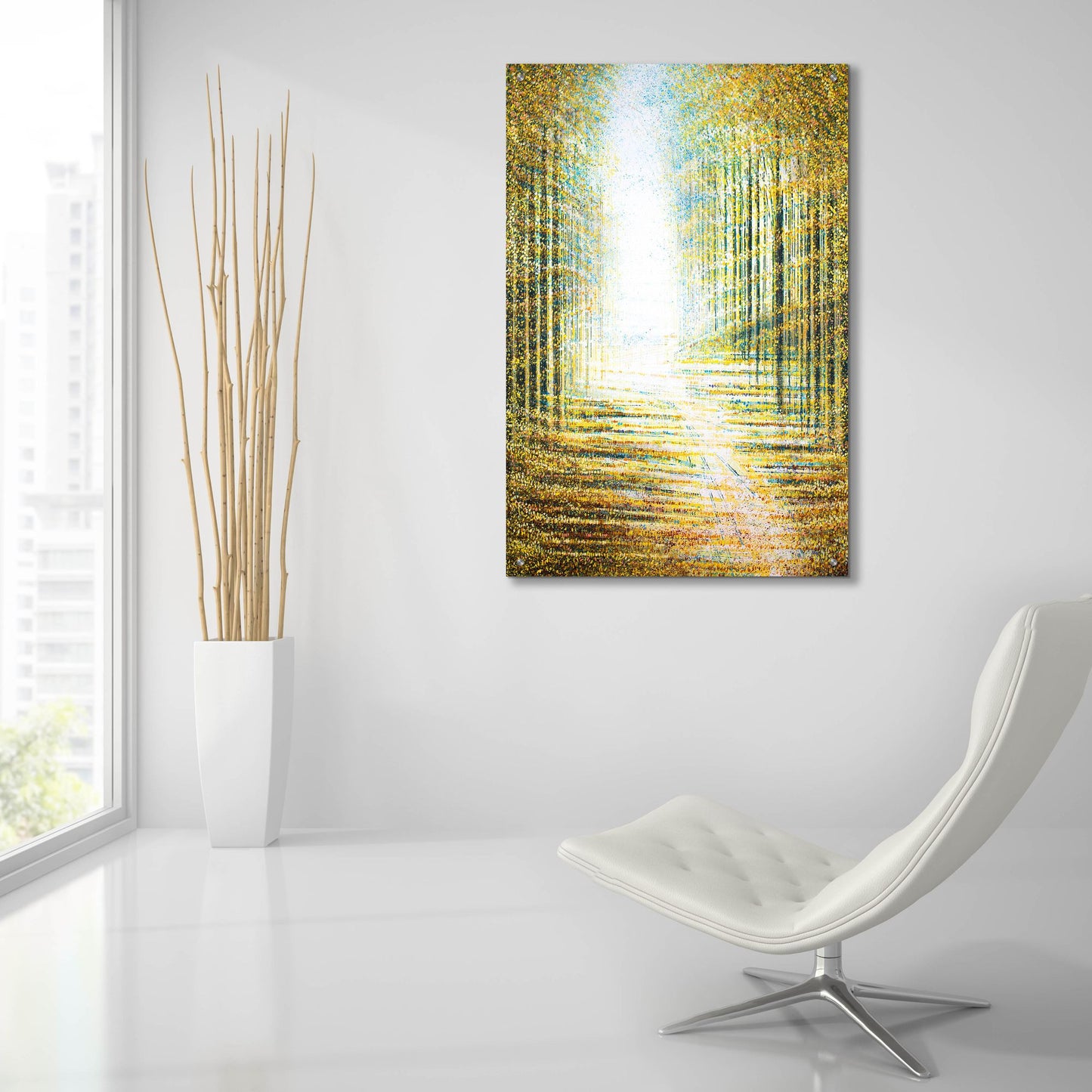 Epic Art 'A Path Through the Forest' by Marc Todd, Acrylic Glass Wall Art,24x36