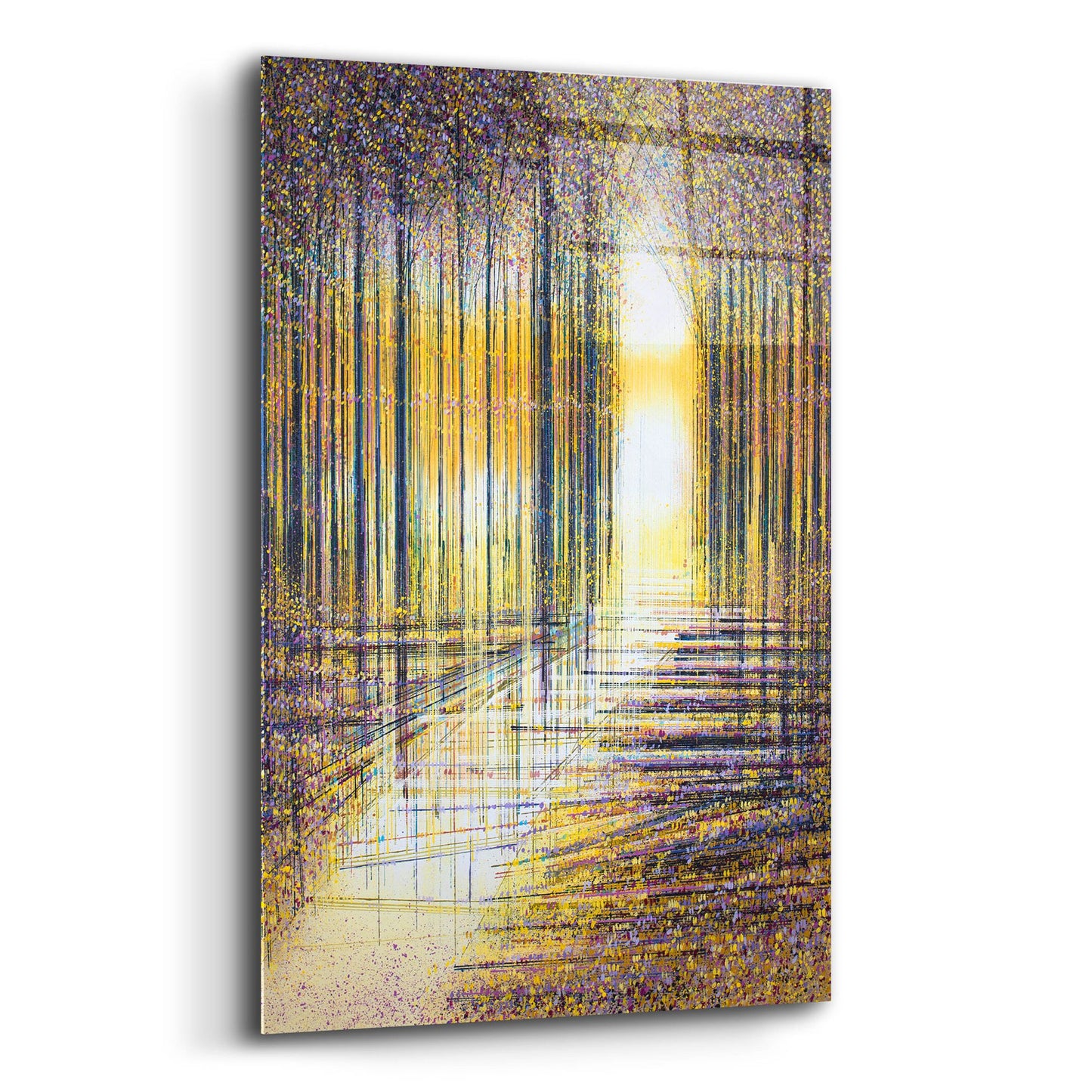 Epic Art 'Autumn Trees in Evening Light' by Marc Todd, Acrylic Glass Wall Art,16x24