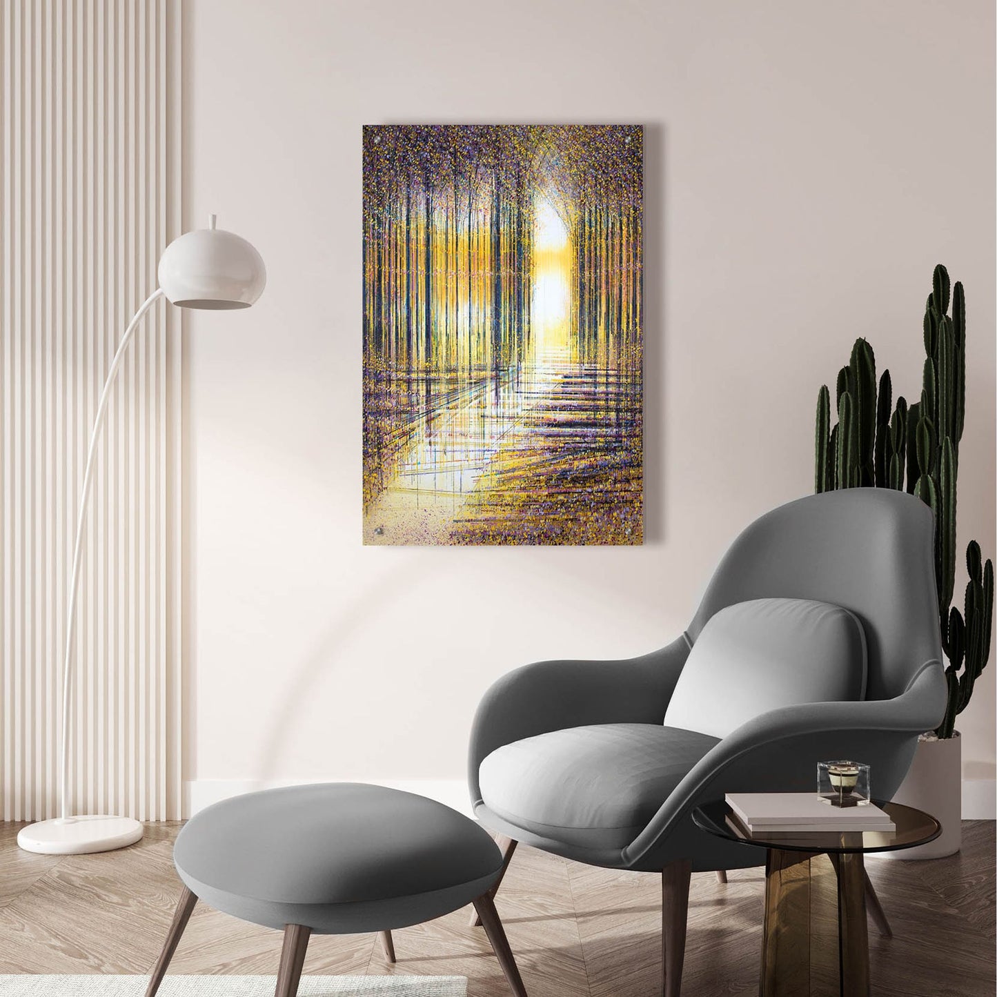 Epic Art 'Autumn Trees in Evening Light' by Marc Todd, Acrylic Glass Wall Art,24x36
