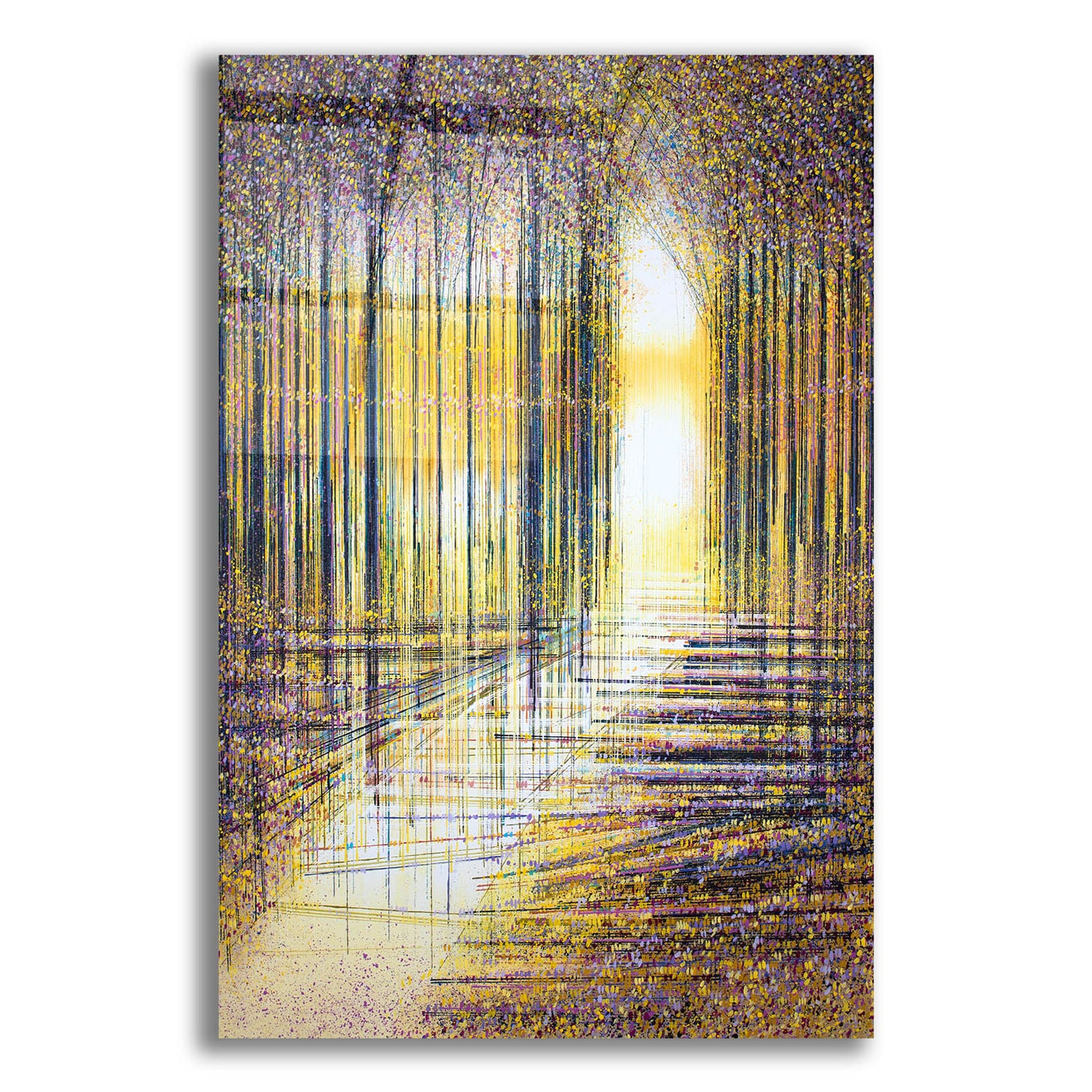 Epic Art 'Autumn Trees in Evening Light' by Marc Todd, Acrylic Glass Wall Art