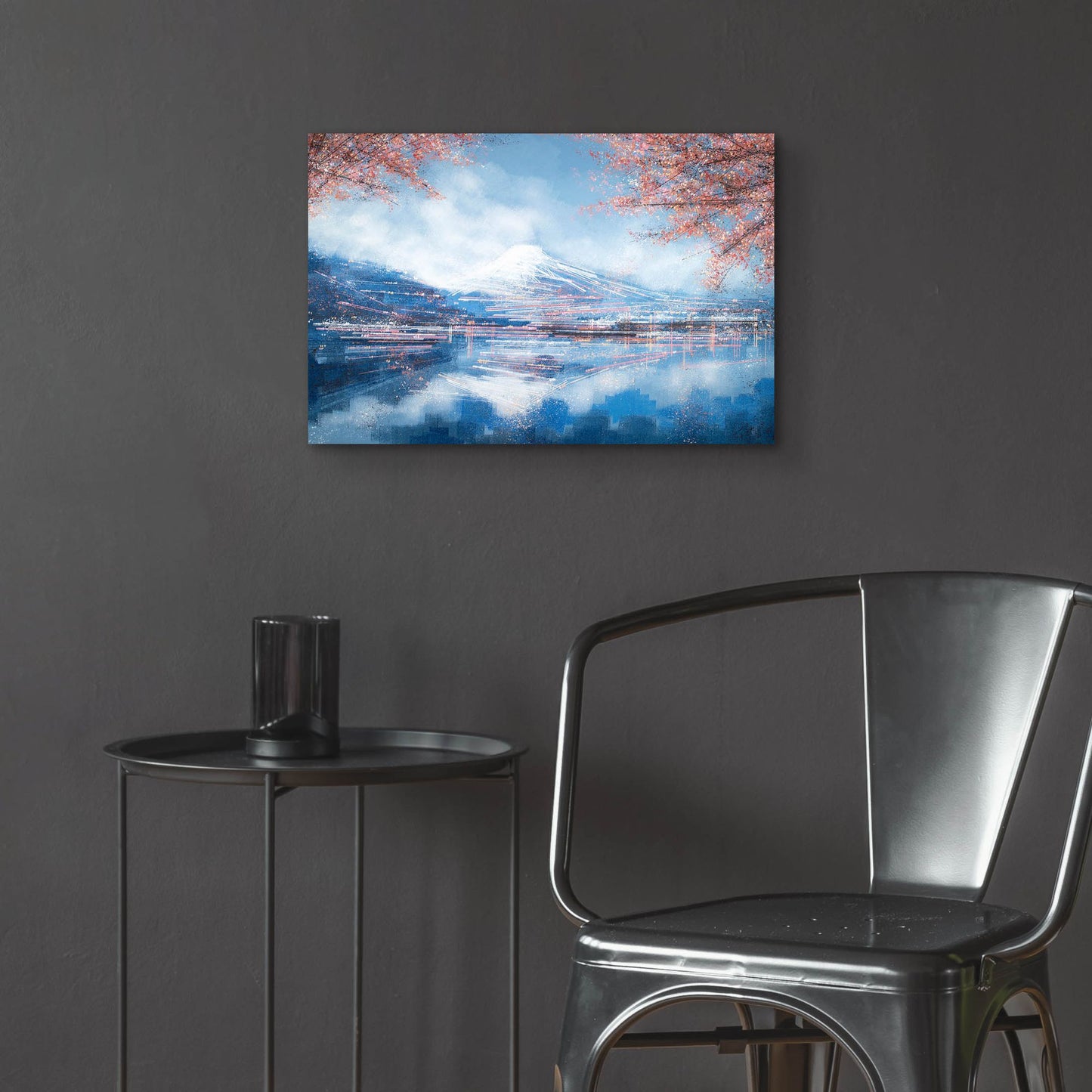 Epic Art 'Mount Fuji in Spring' by Marc Todd, Acrylic Glass Wall Art,24x16