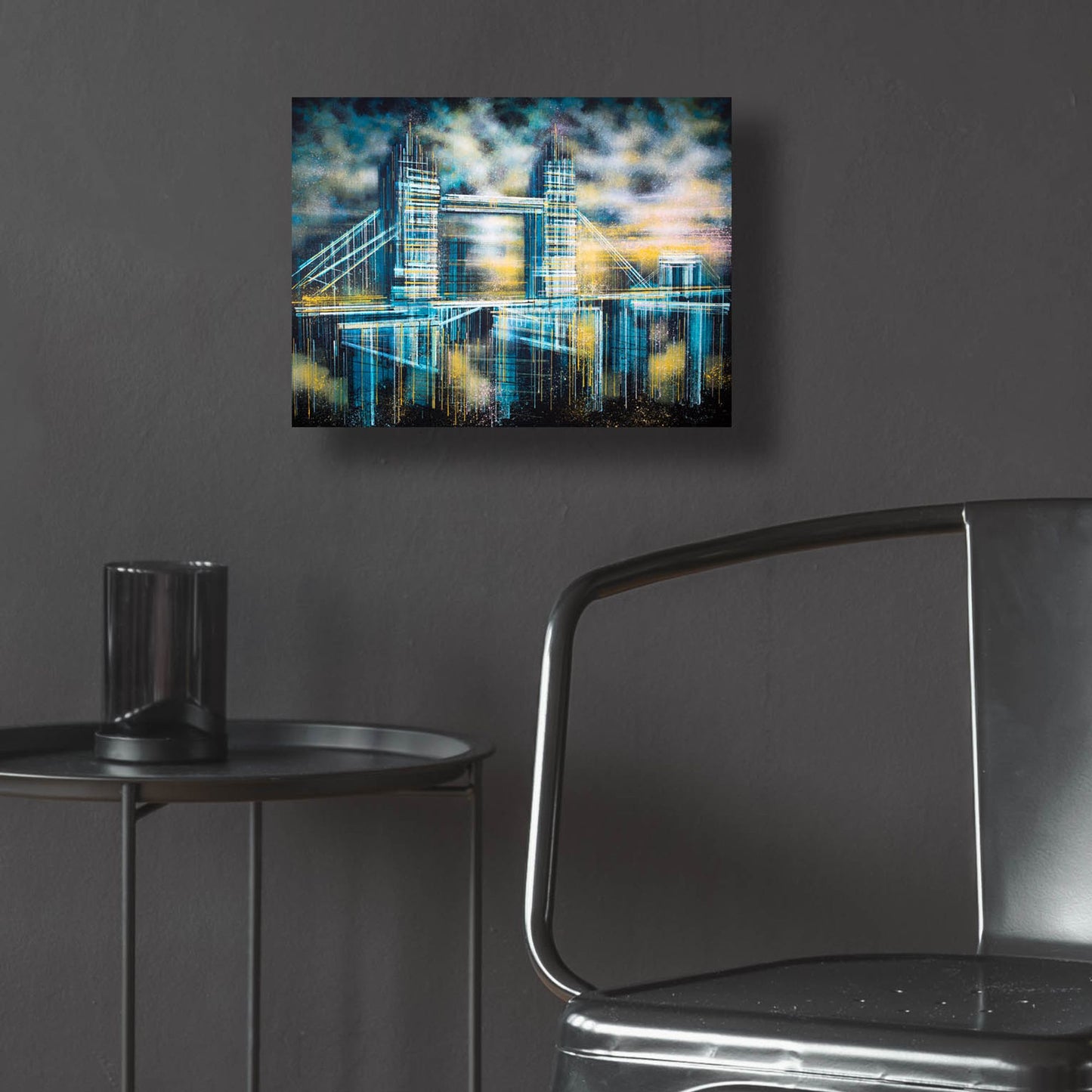 Epic Art 'Tower Bridge Under A Dramatic Sunset' by Marc Todd, Acrylic Glass Wall Art,16x12