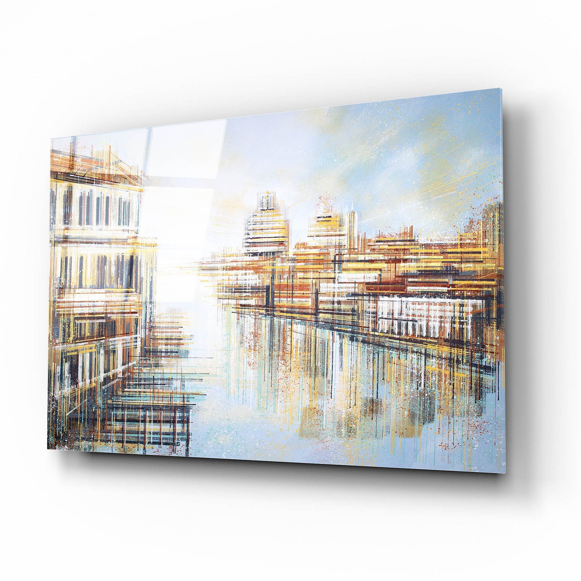 Epic Art 'Venice at Sunset' by Marc Todd, Acrylic Glass Wall Art,16x12