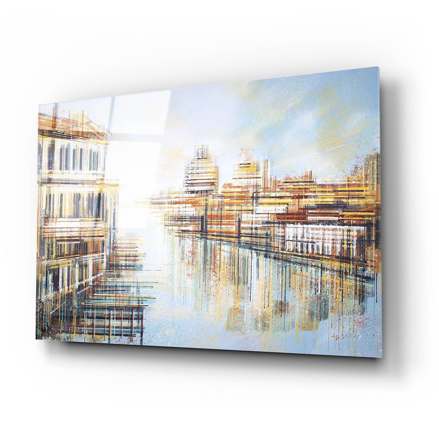 Epic Art 'Venice at Sunset' by Marc Todd, Acrylic Glass Wall Art,24x16