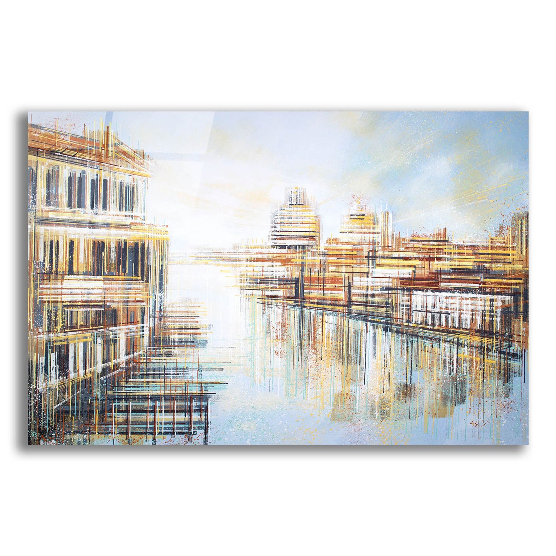 Epic Art 'Venice at Sunset' by Marc Todd, Acrylic Glass Wall Art,24x16