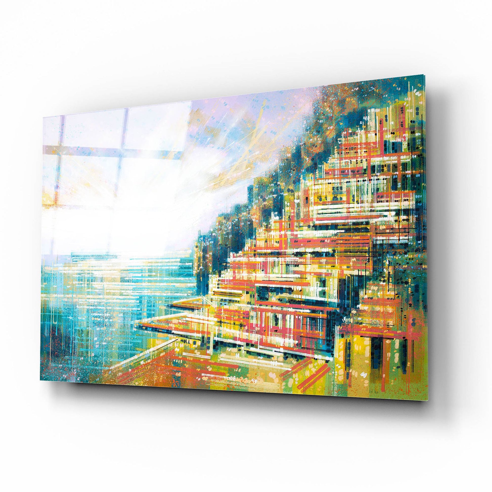 Epic Art 'A Positano Summer' by Marc Todd, Acrylic Glass Wall Art,16x12