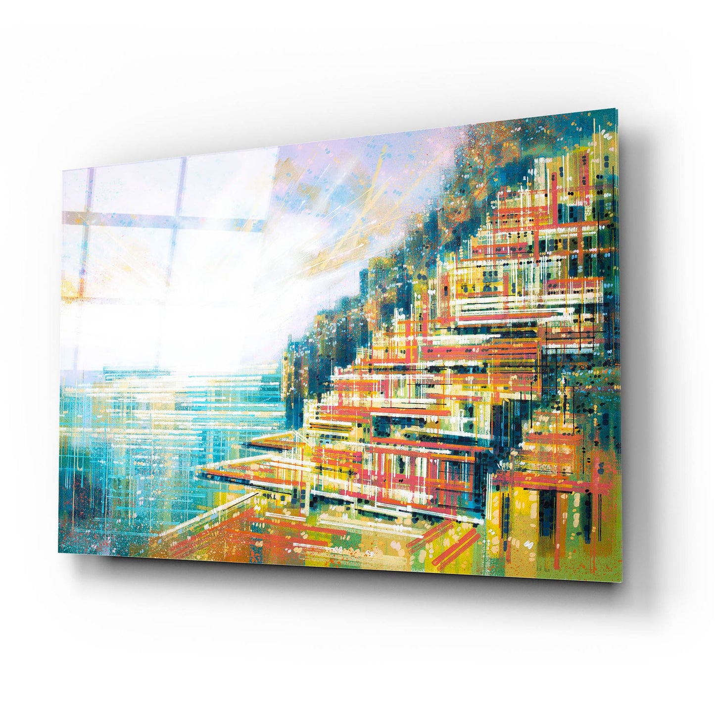 Epic Art 'A Positano Summer' by Marc Todd, Acrylic Glass Wall Art,24x16