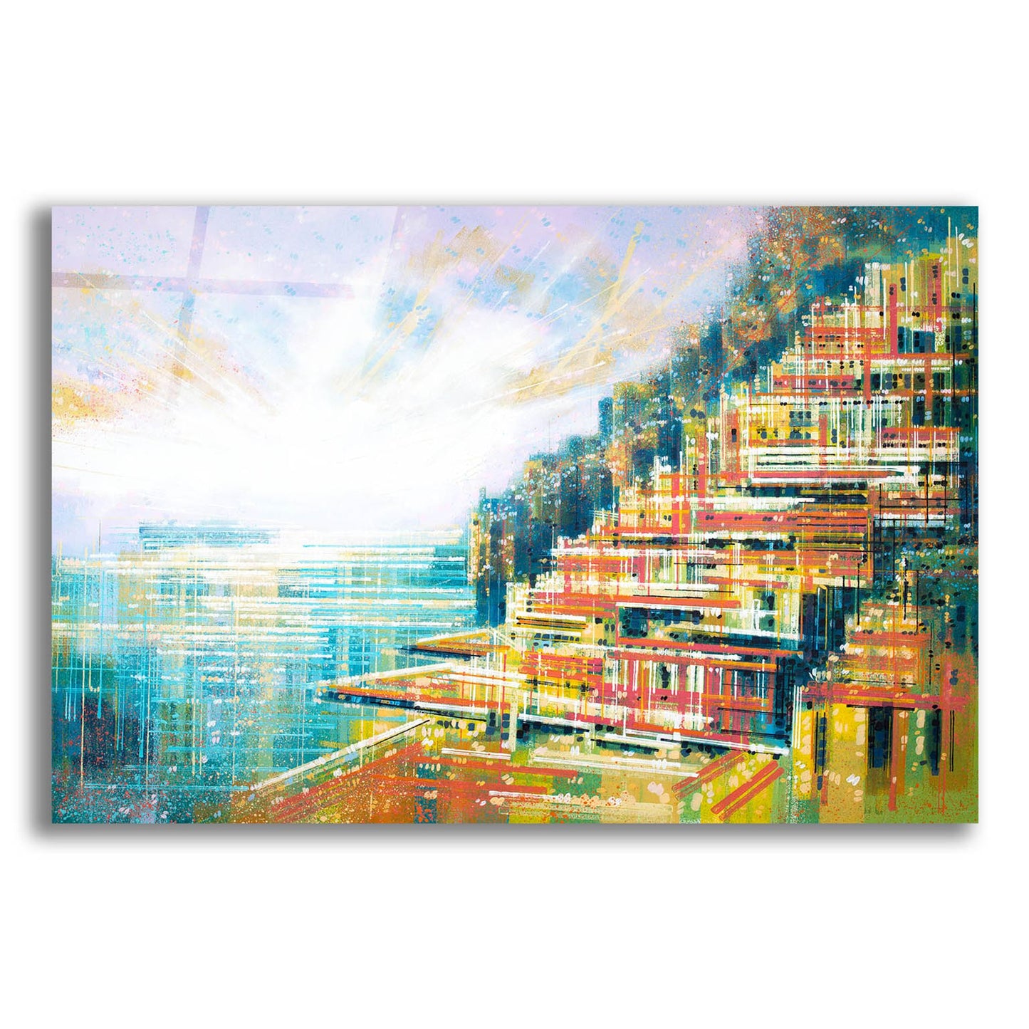 Epic Art 'A Positano Summer' by Marc Todd, Acrylic Glass Wall Art,24x16