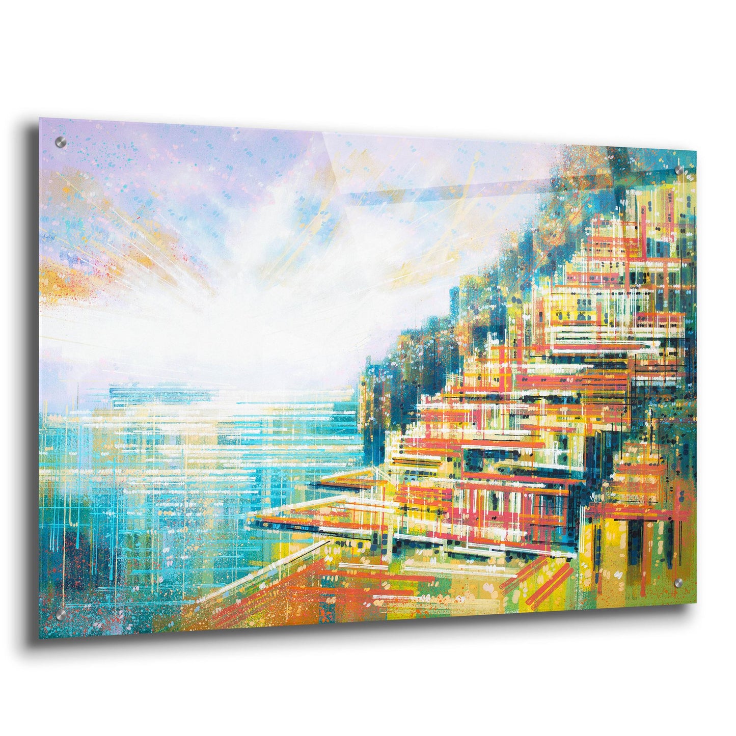 Epic Art 'A Positano Summer' by Marc Todd, Acrylic Glass Wall Art,36x24