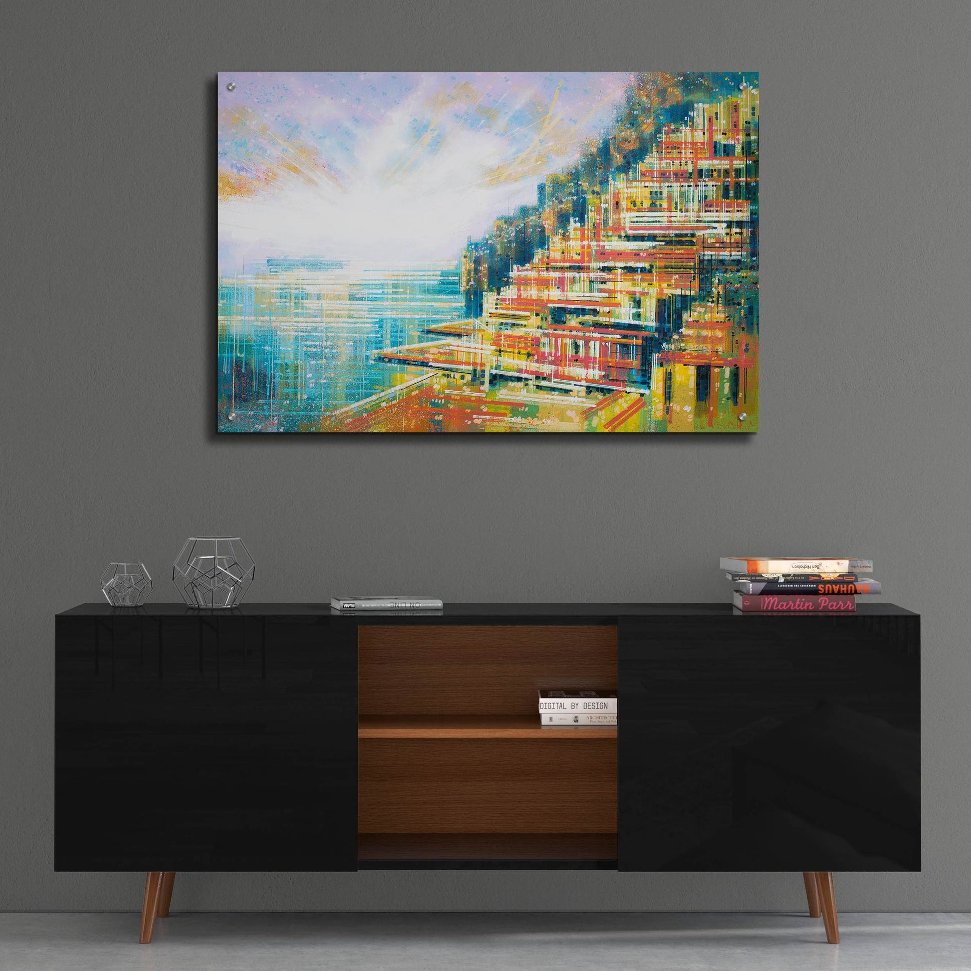 Epic Art 'A Positano Summer' by Marc Todd, Acrylic Glass Wall Art,36x24