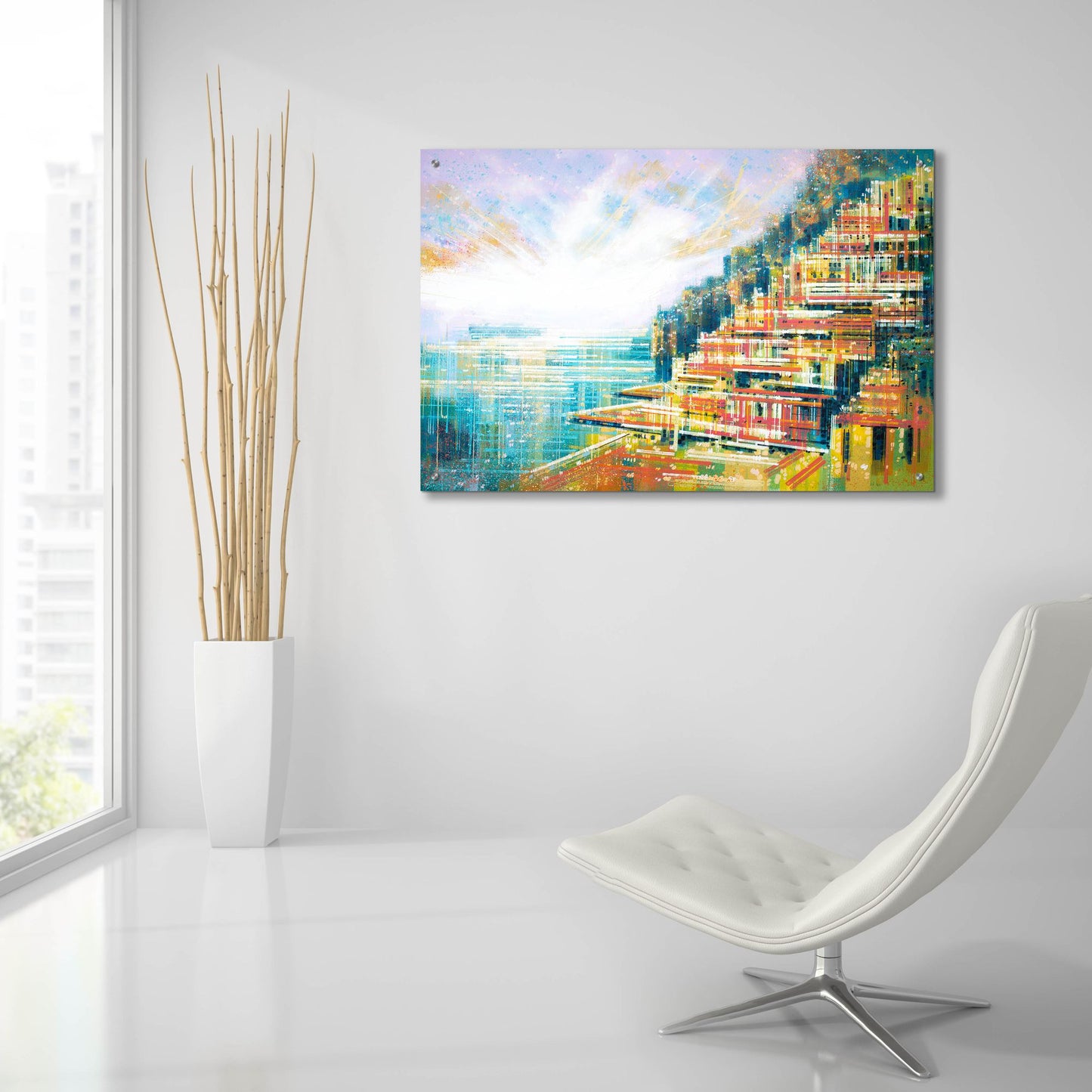 Epic Art 'A Positano Summer' by Marc Todd, Acrylic Glass Wall Art,36x24