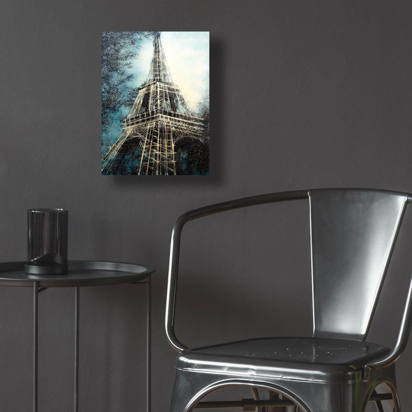 Epic Art 'The Eiffel Tower at Dusk' by Marc Todd, Acrylic Glass Wall Art,12x16