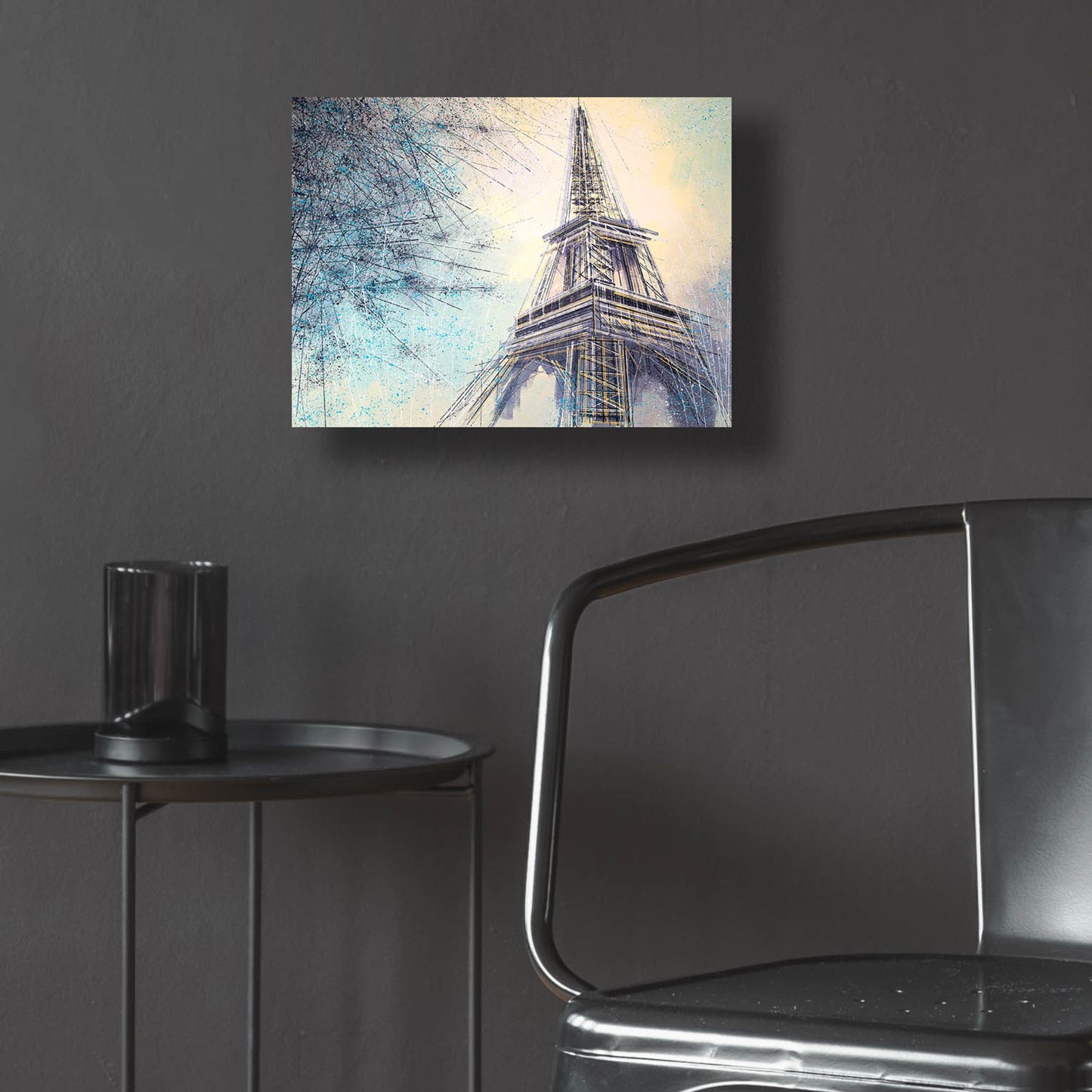 Epic Art 'The Eiffel Tower At Dusk 2' by Marc Todd, Acrylic Glass Wall Art,16x12