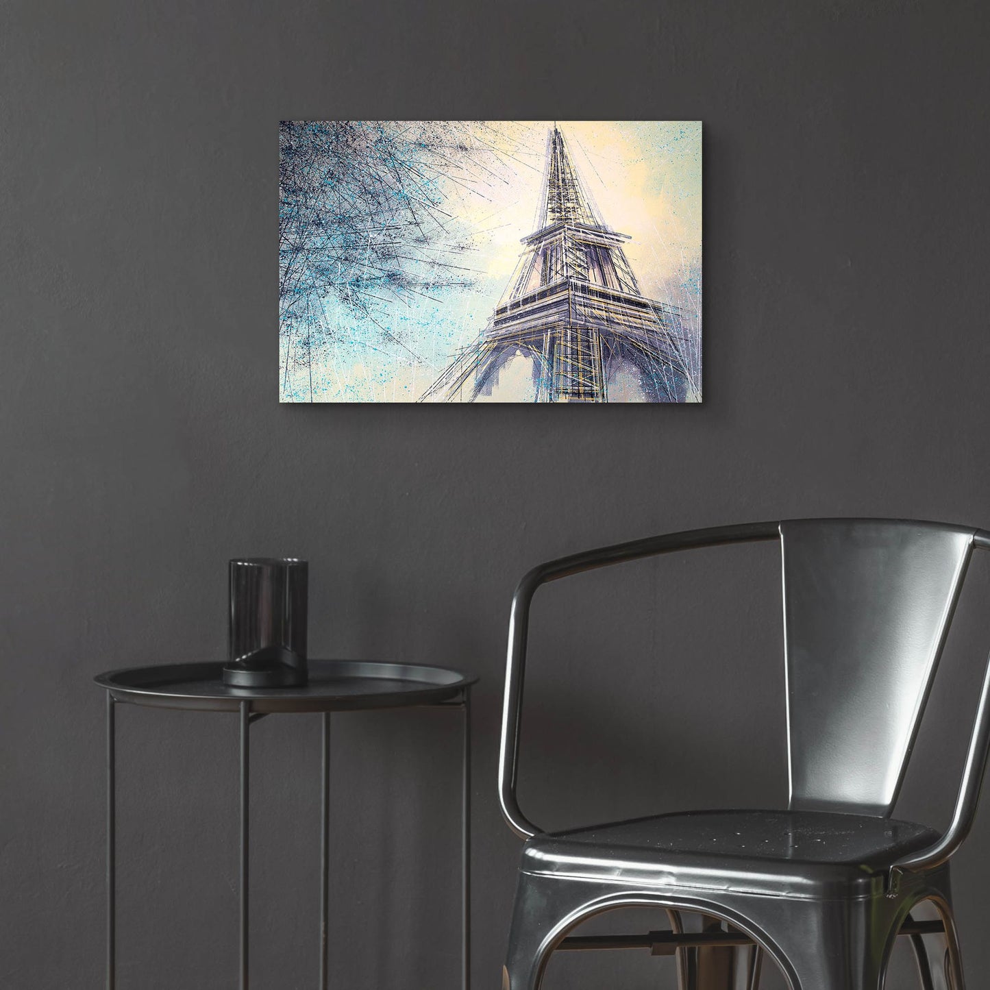 Epic Art 'The Eiffel Tower At Dusk 2' by Marc Todd, Acrylic Glass Wall Art,24x16