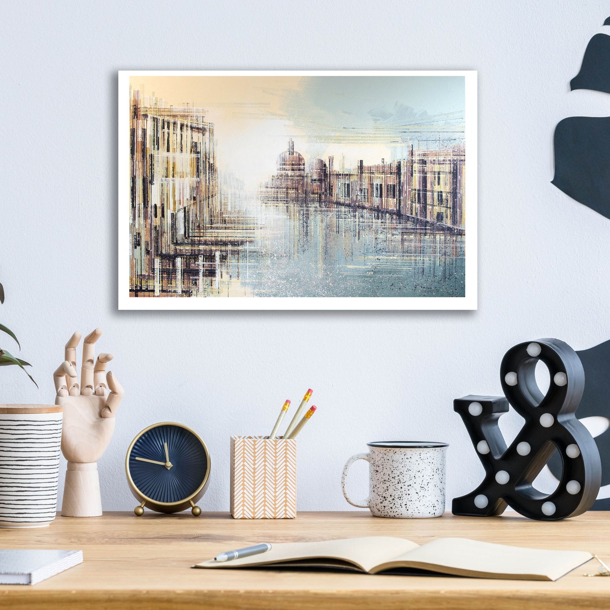 Epic Art 'Idellic Venice at Sunset' by Marc Todd, Acrylic Glass Wall Art,16x12