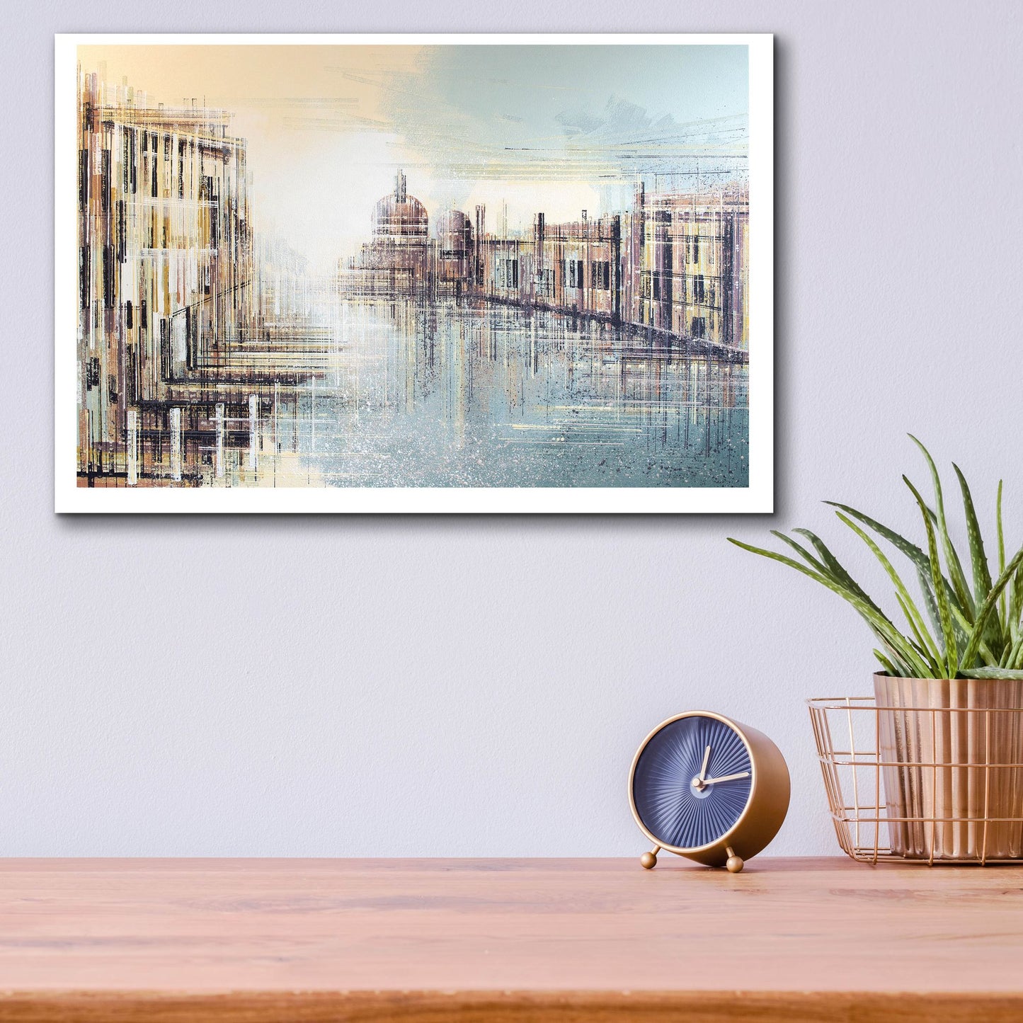 Epic Art 'Idellic Venice at Sunset' by Marc Todd, Acrylic Glass Wall Art,16x12