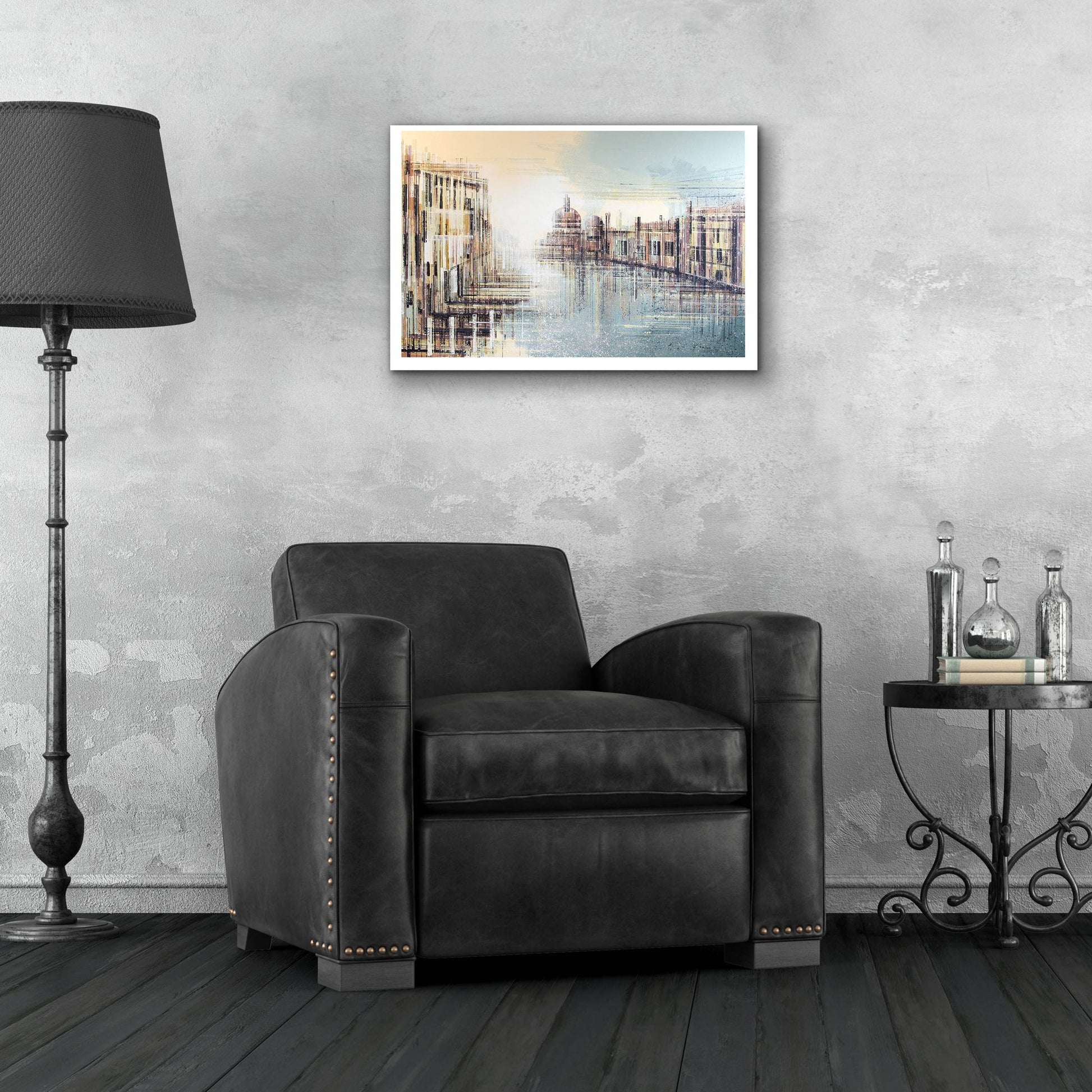 Epic Art 'Idellic Venice at Sunset' by Marc Todd, Acrylic Glass Wall Art,24x16