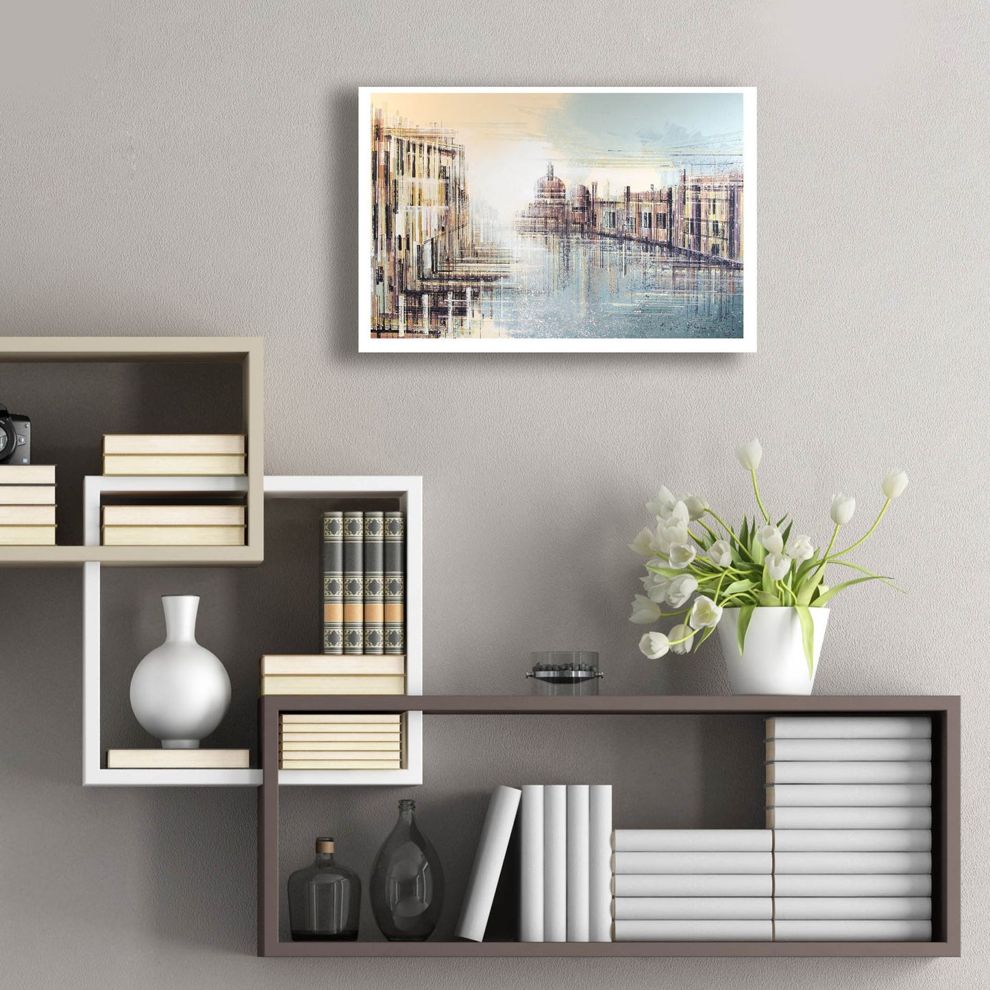 Epic Art 'Idellic Venice at Sunset' by Marc Todd, Acrylic Glass Wall Art,24x16