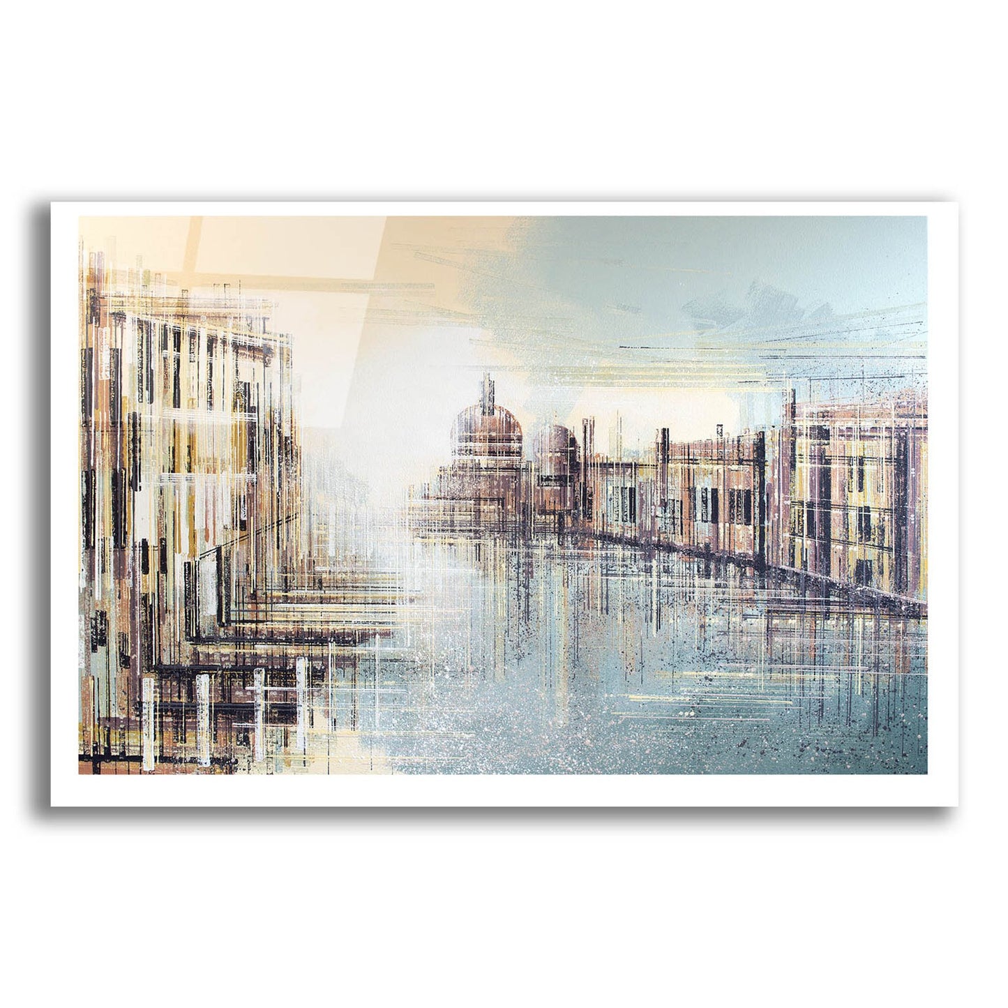 Epic Art 'Idellic Venice at Sunset' by Marc Todd, Acrylic Glass Wall Art,24x16