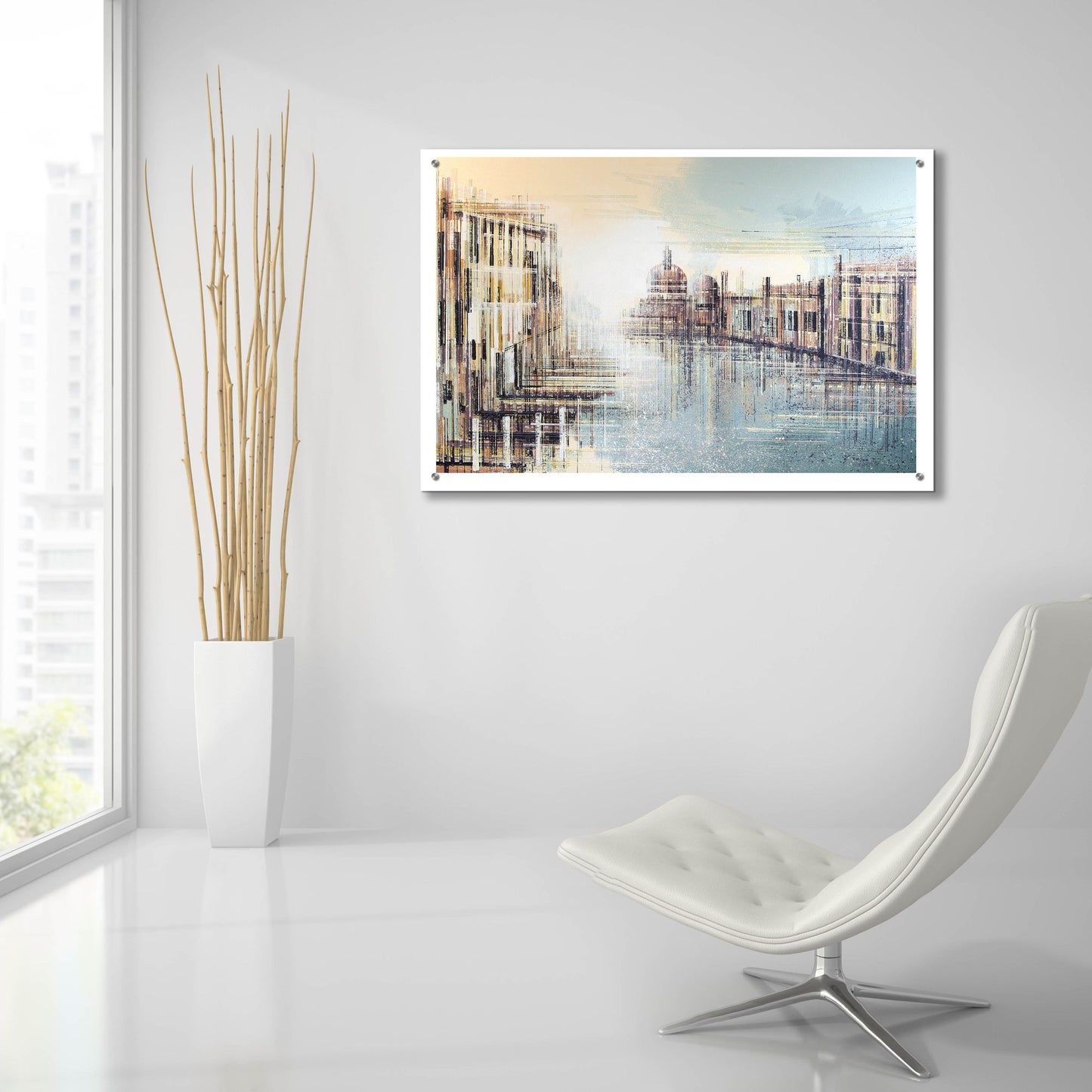 Epic Art 'Idellic Venice at Sunset' by Marc Todd, Acrylic Glass Wall Art,36x24