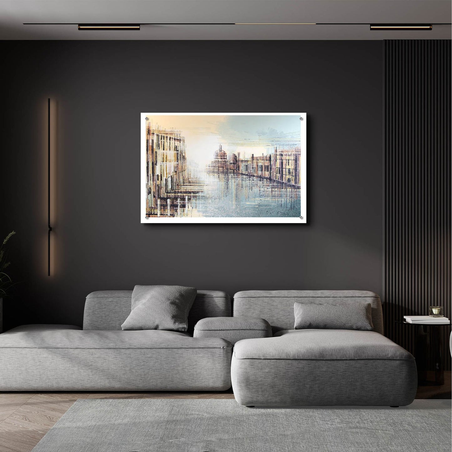 Epic Art 'Idellic Venice at Sunset' by Marc Todd, Acrylic Glass Wall Art,36x24