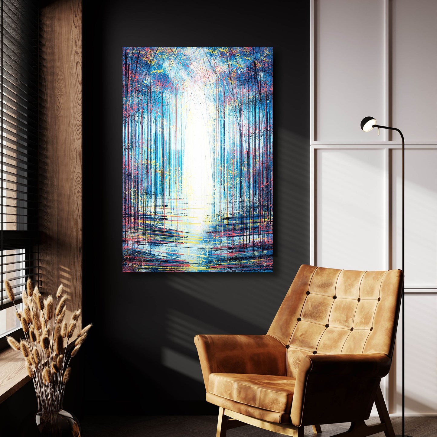 Epic Art 'Colour Through The Forest' by Marc Todd, Acrylic Glass Wall Art,24x36