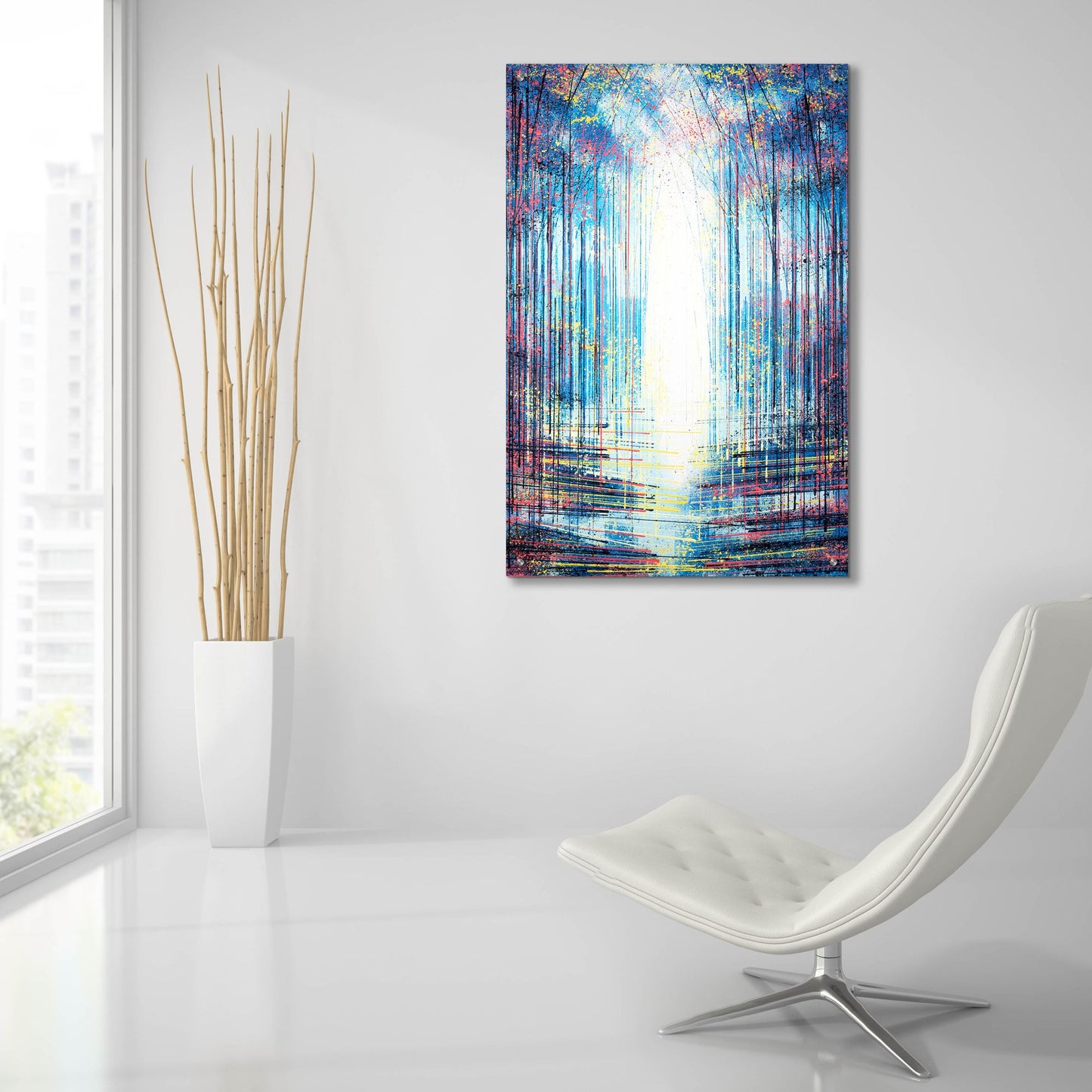 Epic Art 'Colour Through The Forest' by Marc Todd, Acrylic Glass Wall Art,24x36