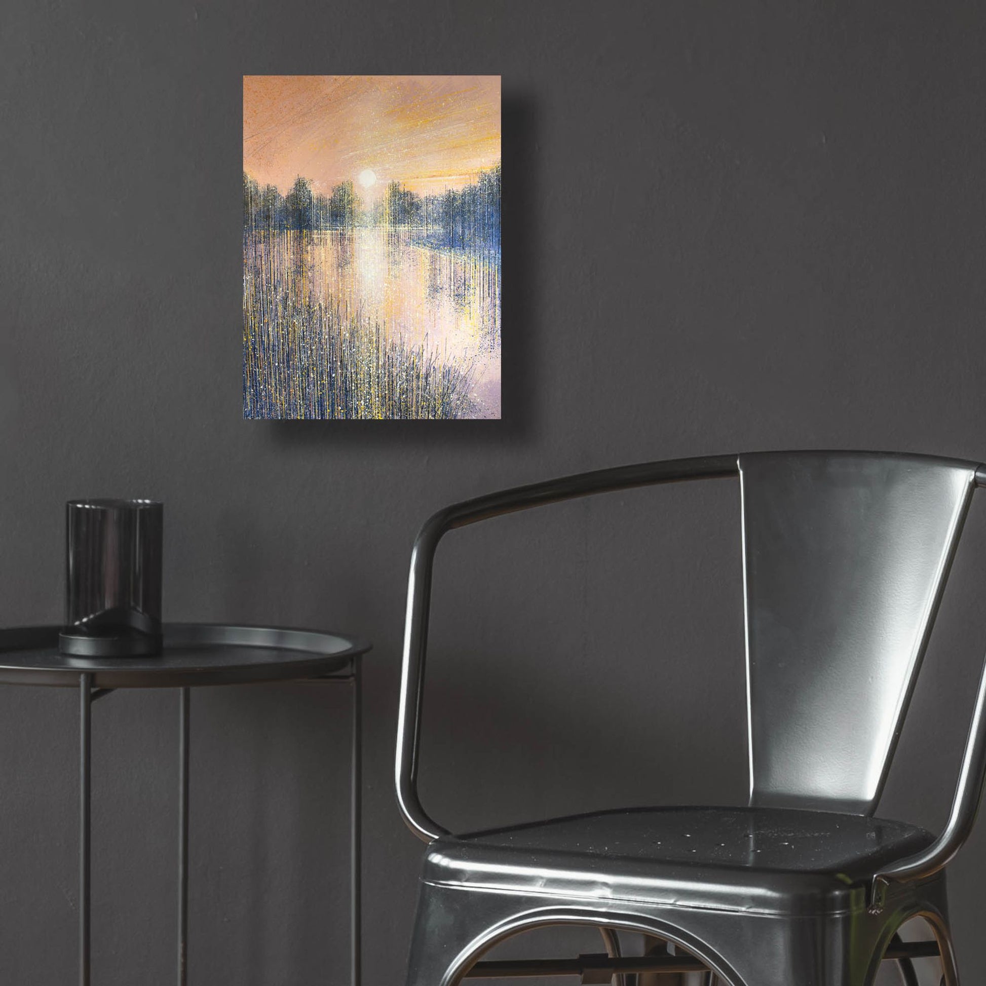 Epic Art 'Sunset on the River' by Marc Todd, Acrylic Glass Wall Art,12x16