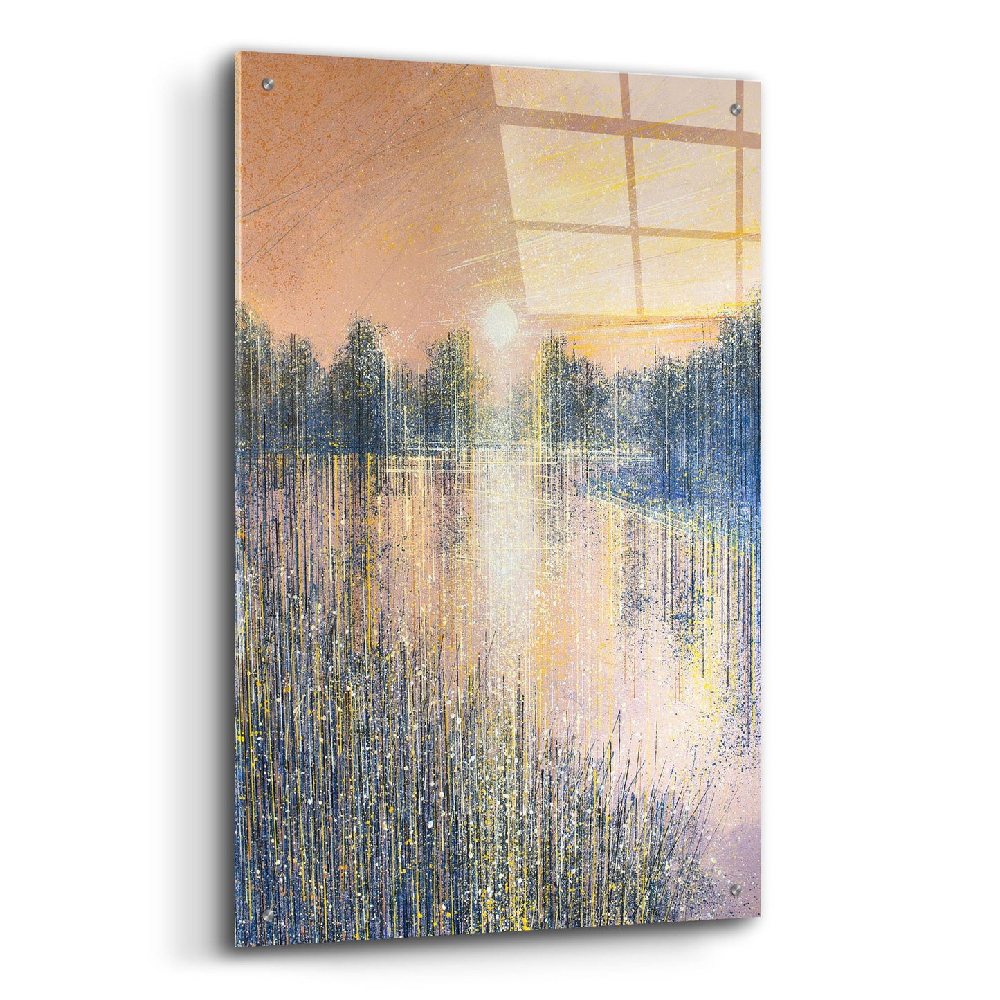 Epic Art 'Sunset on the River' by Marc Todd, Acrylic Glass Wall Art,24x36