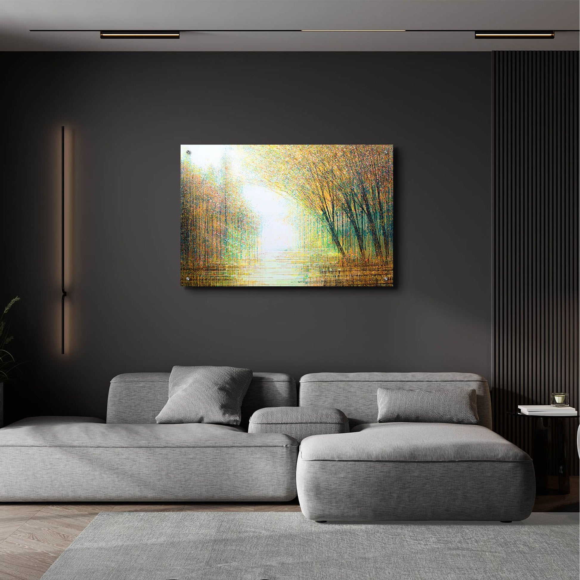 Epic Art 'Autumn Woodland' by Marc Todd, Acrylic Glass Wall Art,36x24