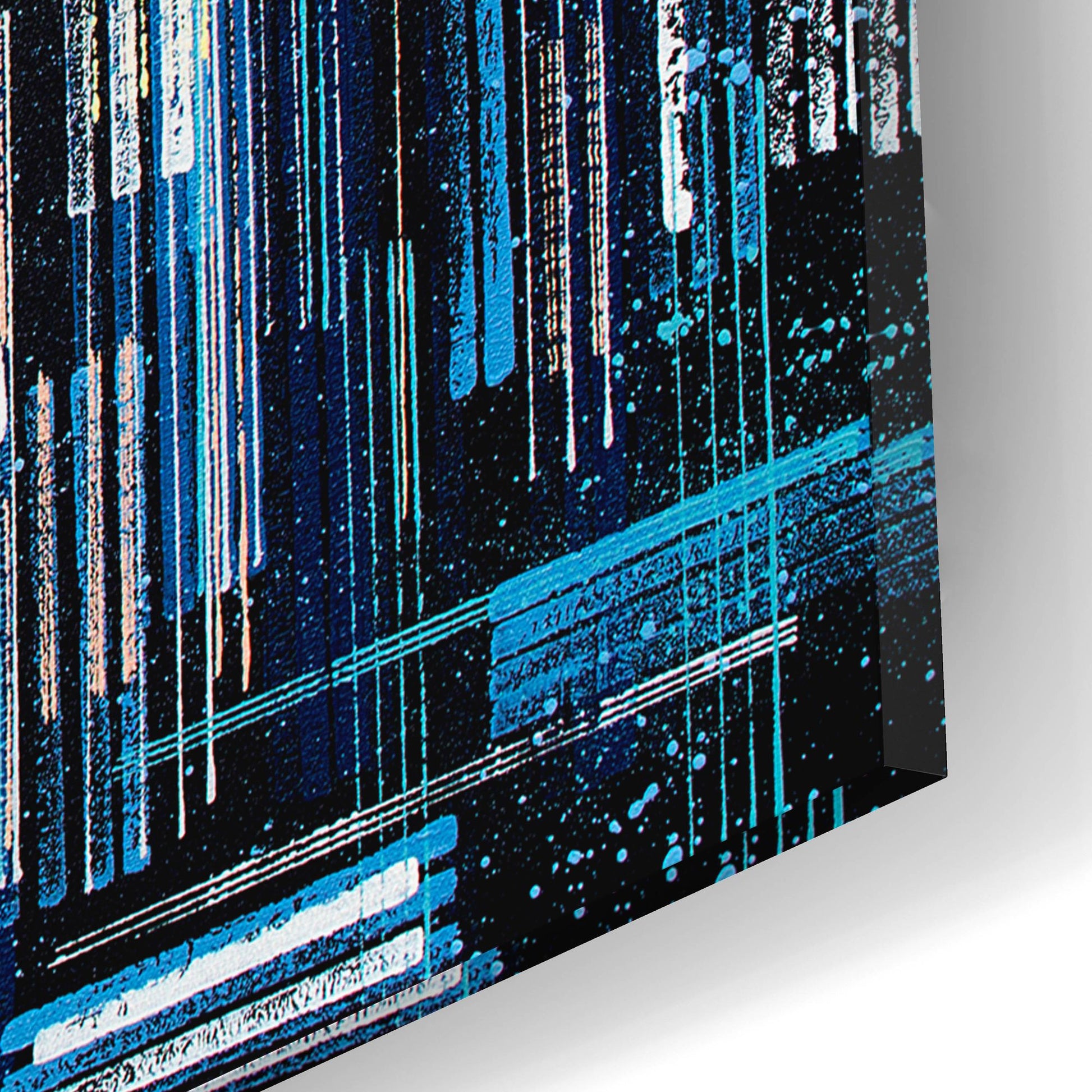 Epic Art 'Manhattan At Midnight' by Marc Todd, Acrylic Glass Wall Art,16x12