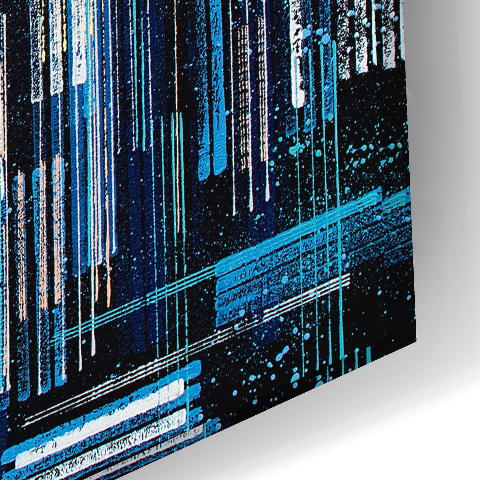 Epic Art 'Manhattan At Midnight' by Marc Todd, Acrylic Glass Wall Art,24x16