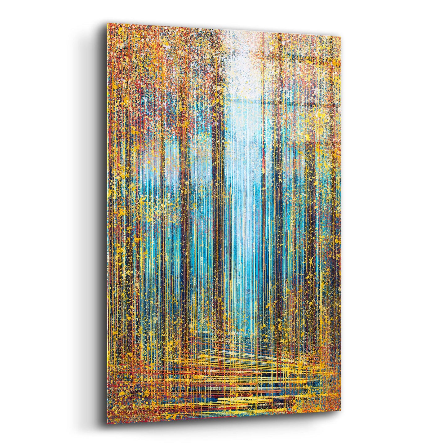 Epic Art 'Autumn Trees in Sparkling Sunlight' by Marc Todd, Acrylic Glass Wall Art,12x16