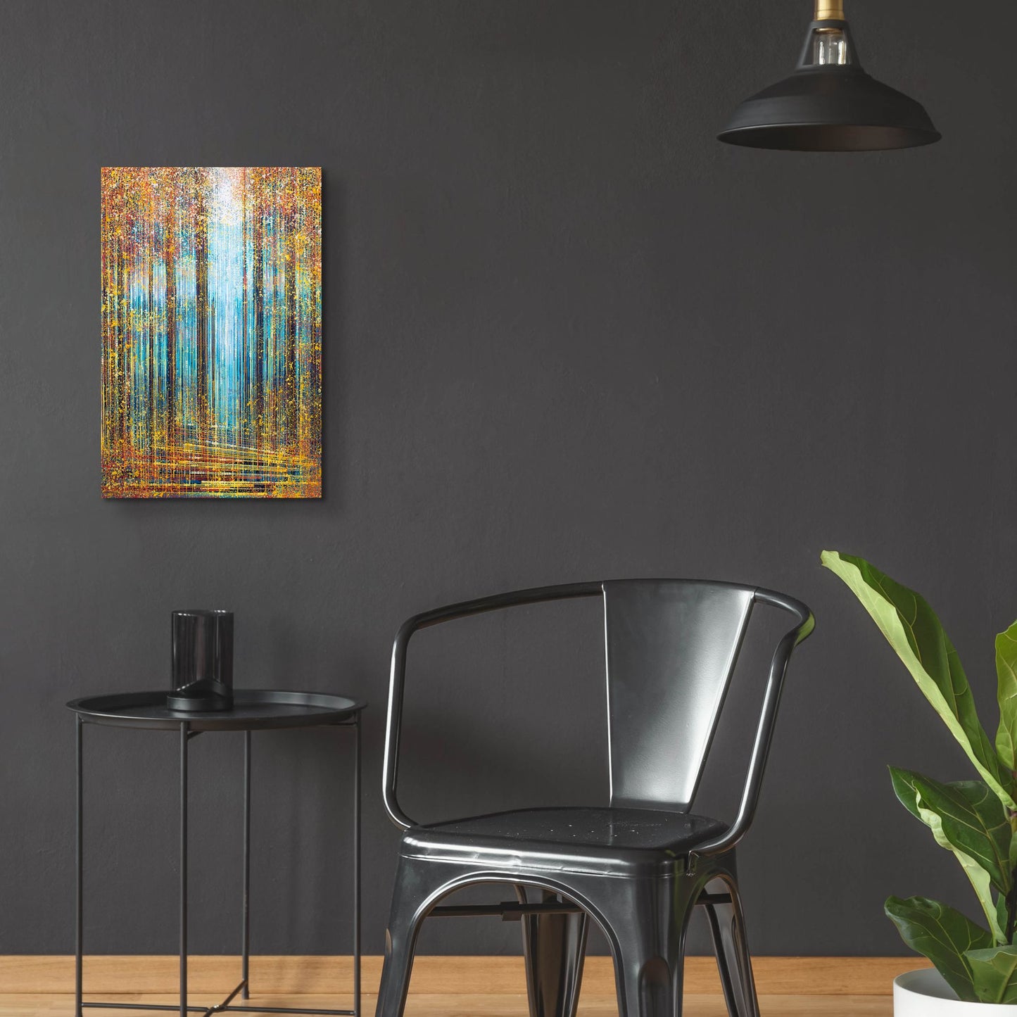 Epic Art 'Autumn Trees in Sparkling Sunlight' by Marc Todd, Acrylic Glass Wall Art,16x24