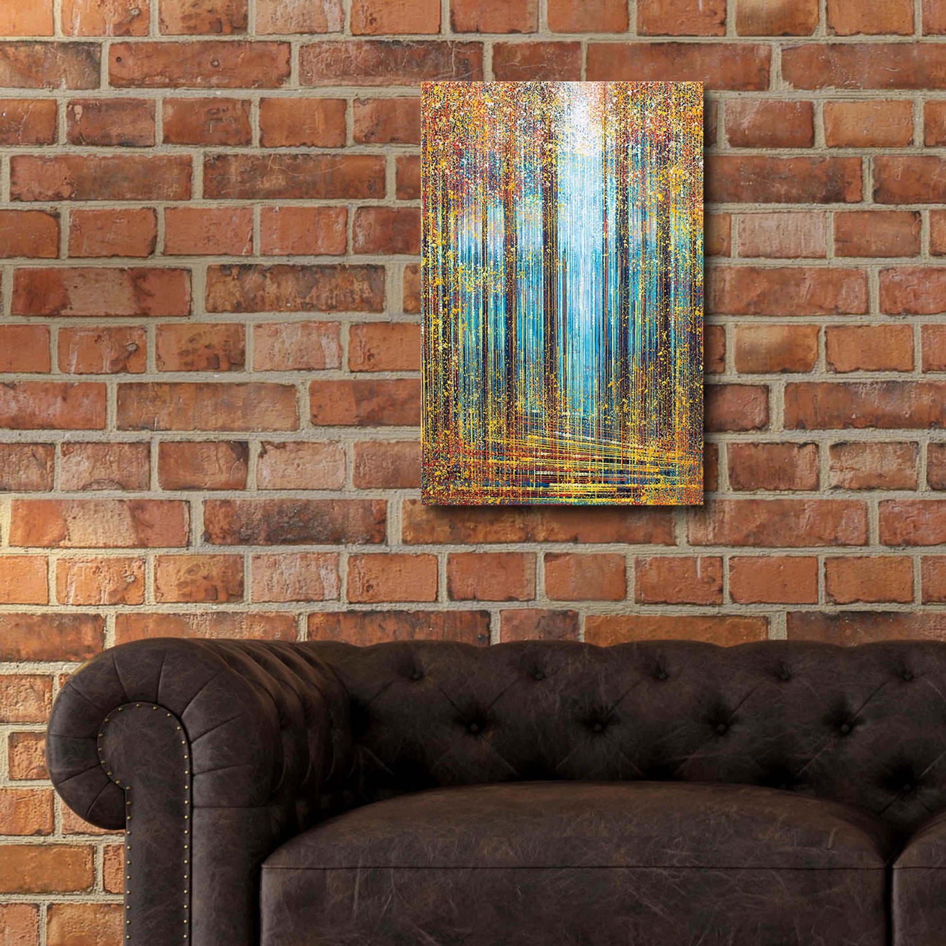 Epic Art 'Autumn Trees in Sparkling Sunlight' by Marc Todd, Acrylic Glass Wall Art,16x24