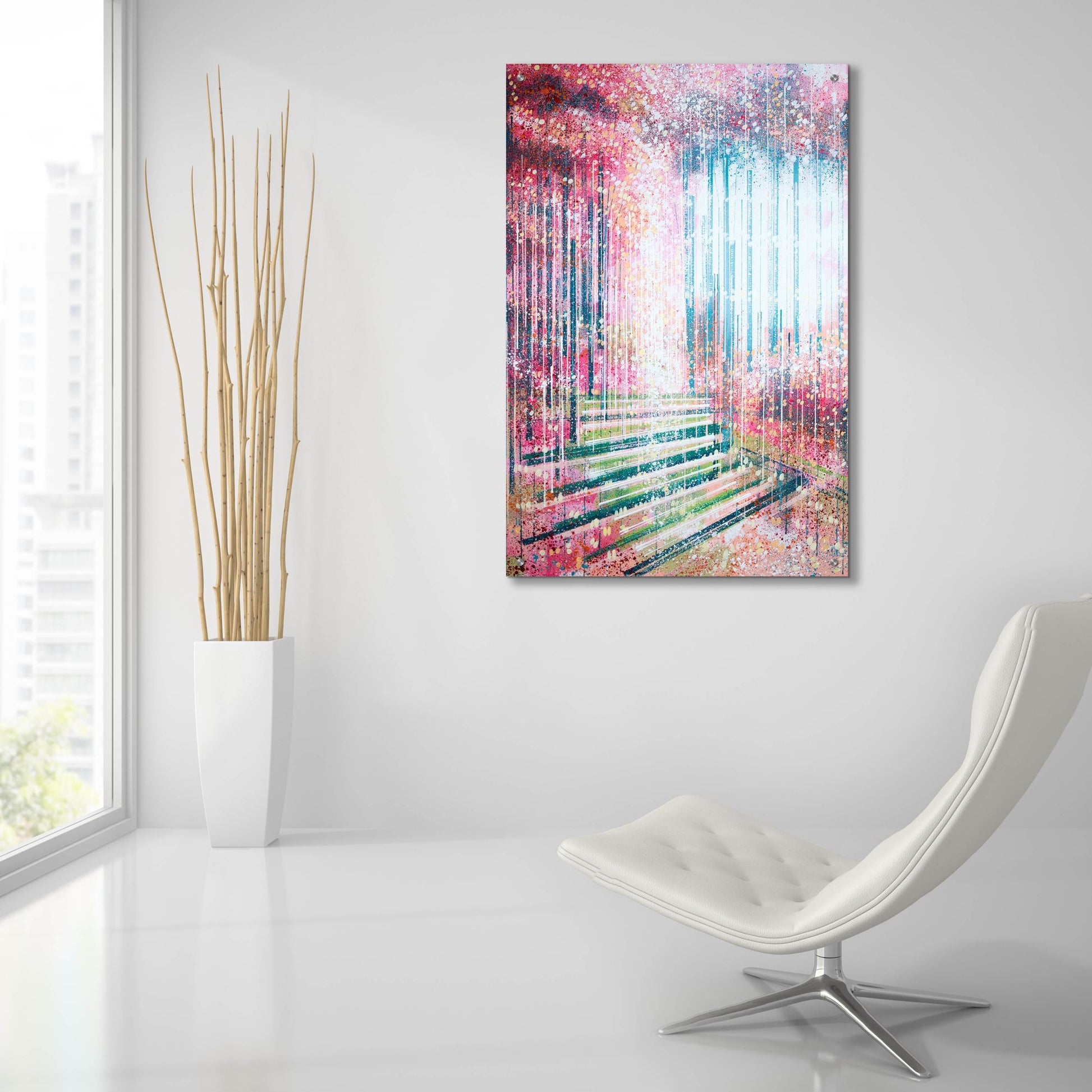 Epic Art 'Blossom At The Forest Edge' by Marc Todd, Acrylic Glass Wall Art,24x36