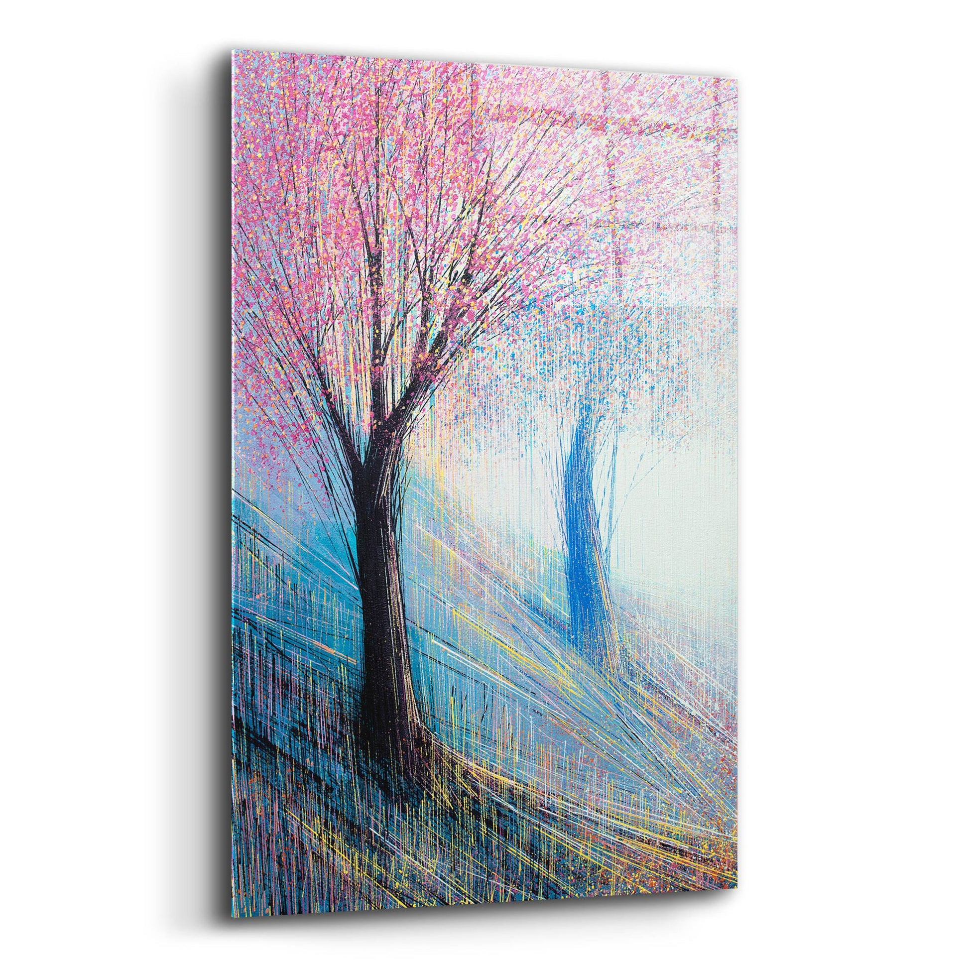 Epic Art 'Blossom with a soft Blue' by Marc Todd, Acrylic Glass Wall Art,12x16