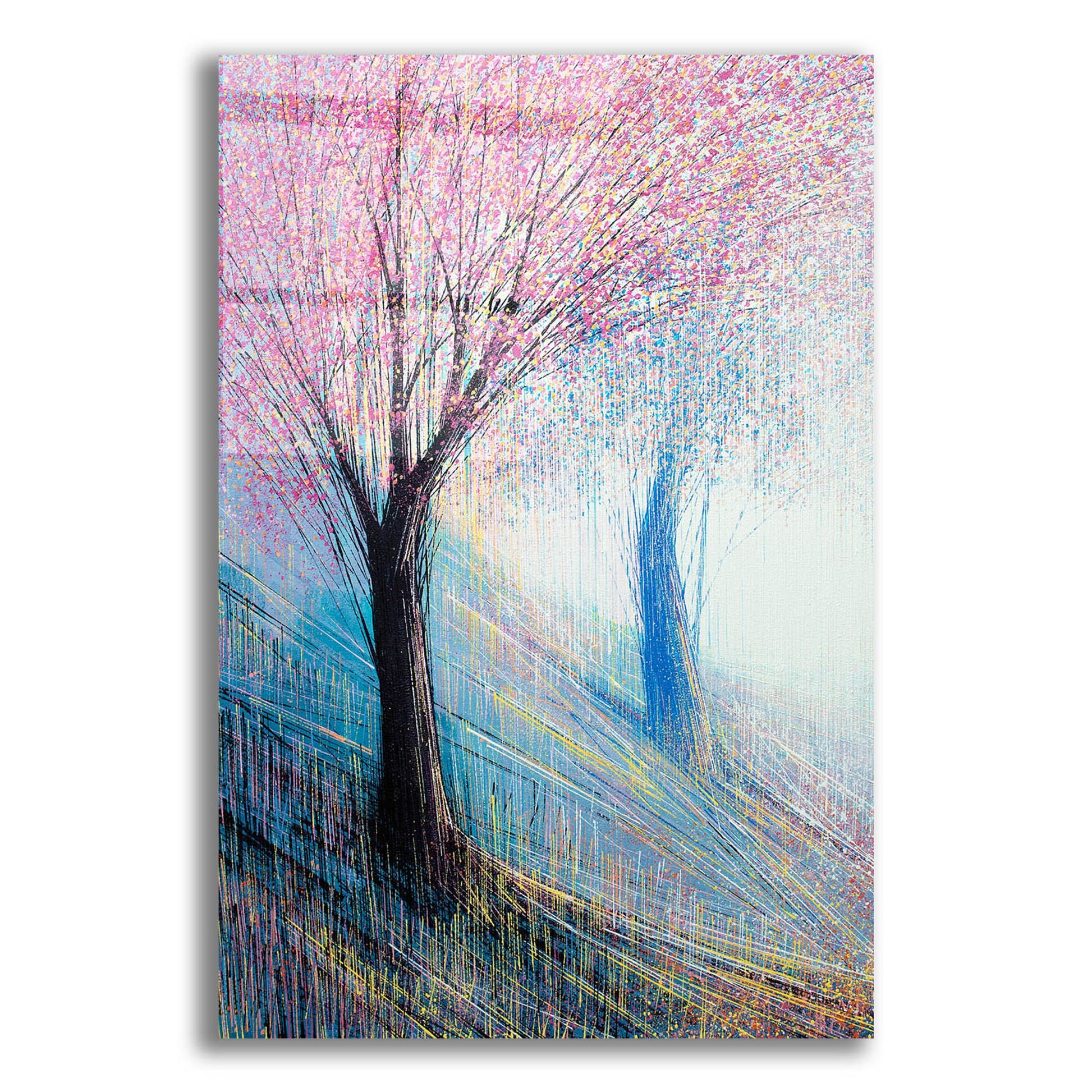 Epic Art 'Blossom with a soft Blue' by Marc Todd, Acrylic Glass Wall Art