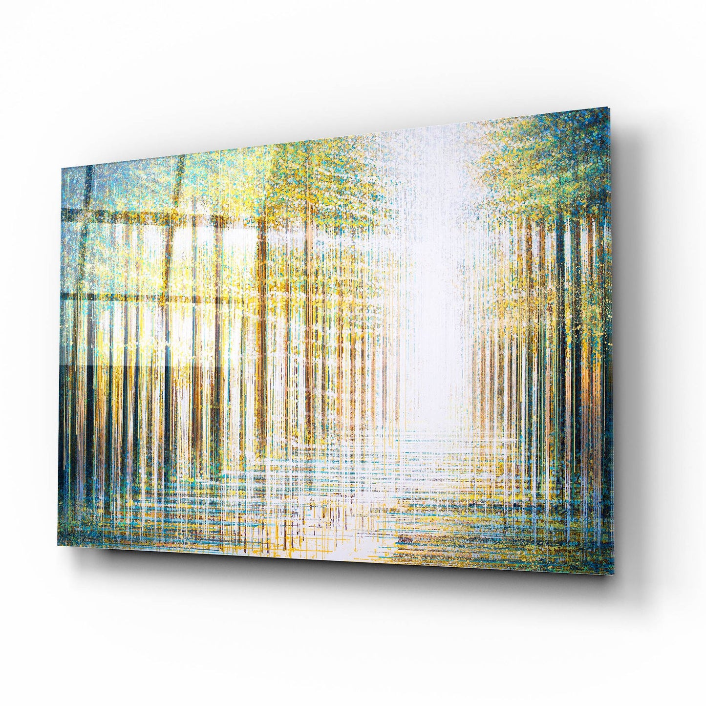 Epic Art 'Light Dancing Through The Forest' by Marc Todd, Acrylic Glass Wall Art,16x12