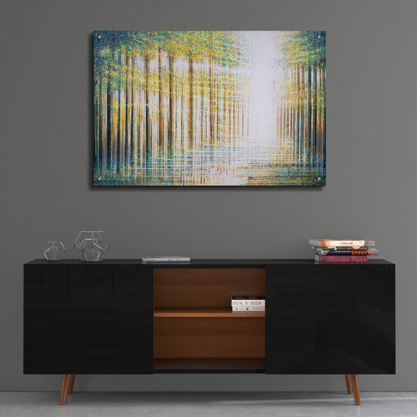 Epic Art 'Light Dancing Through The Forest' by Marc Todd, Acrylic Glass Wall Art,36x24