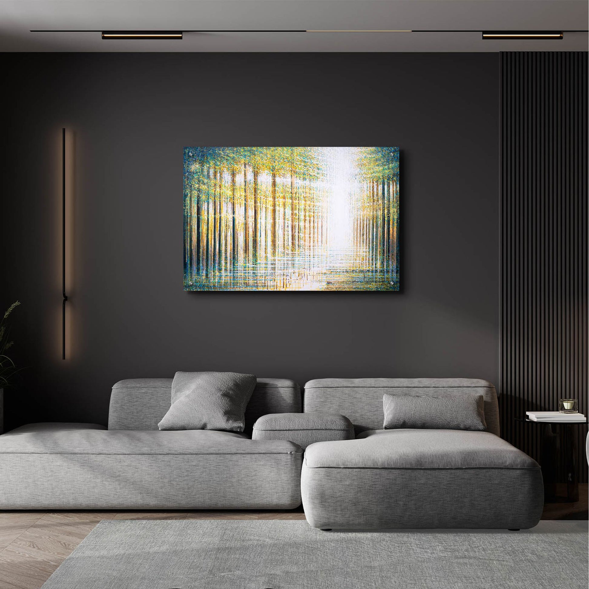 Epic Art 'Light Dancing Through The Forest' by Marc Todd, Acrylic Glass Wall Art,36x24