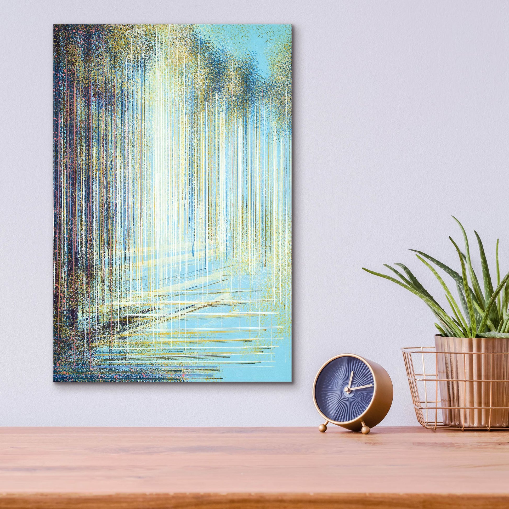 Epic Art 'Bright Woodland Light' by Marc Todd, Acrylic Glass Wall Art,12x16