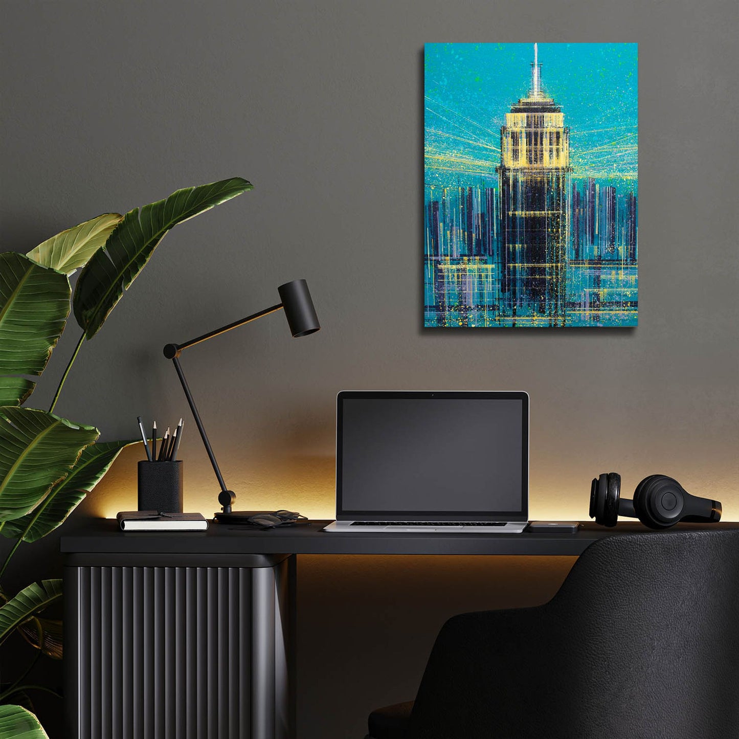 Epic Art 'The Empire State Building' by Marc Todd, Acrylic Glass Wall Art,12x16