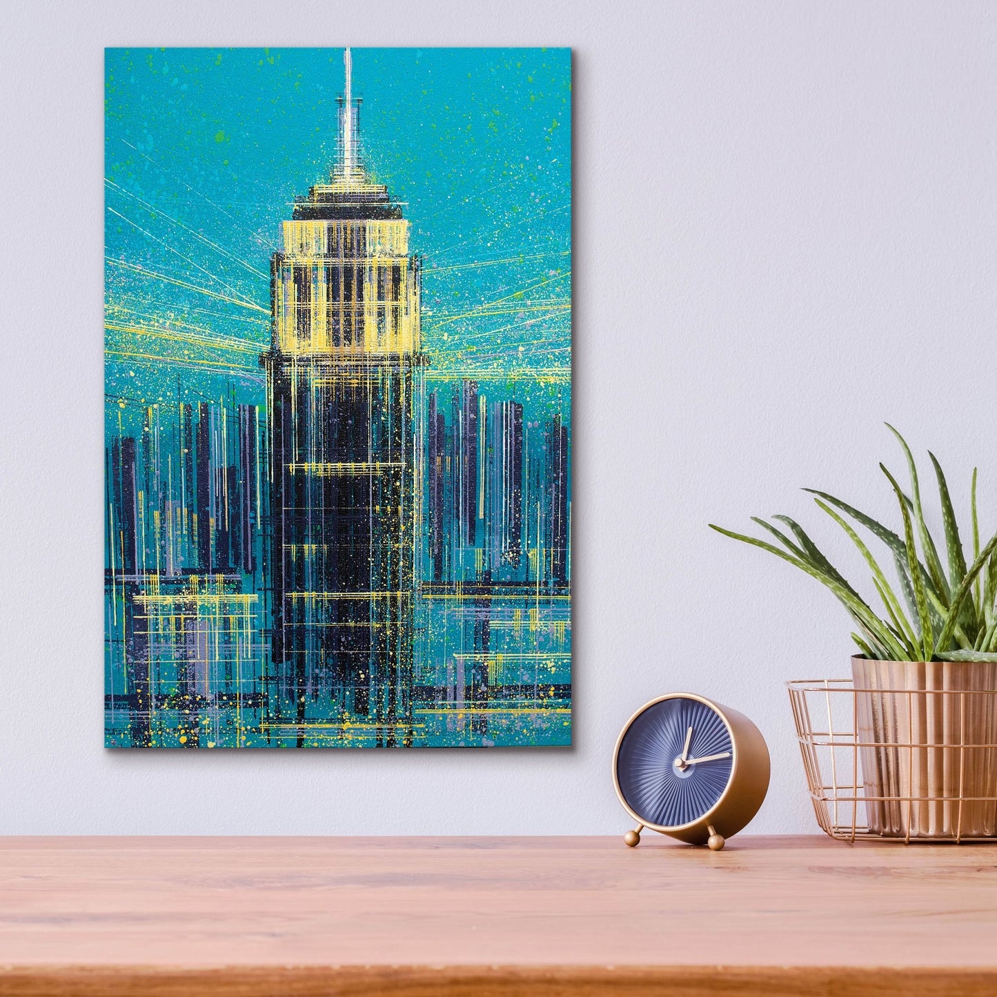 Epic Art 'The Empire State Building' by Marc Todd, Acrylic Glass Wall Art,12x16