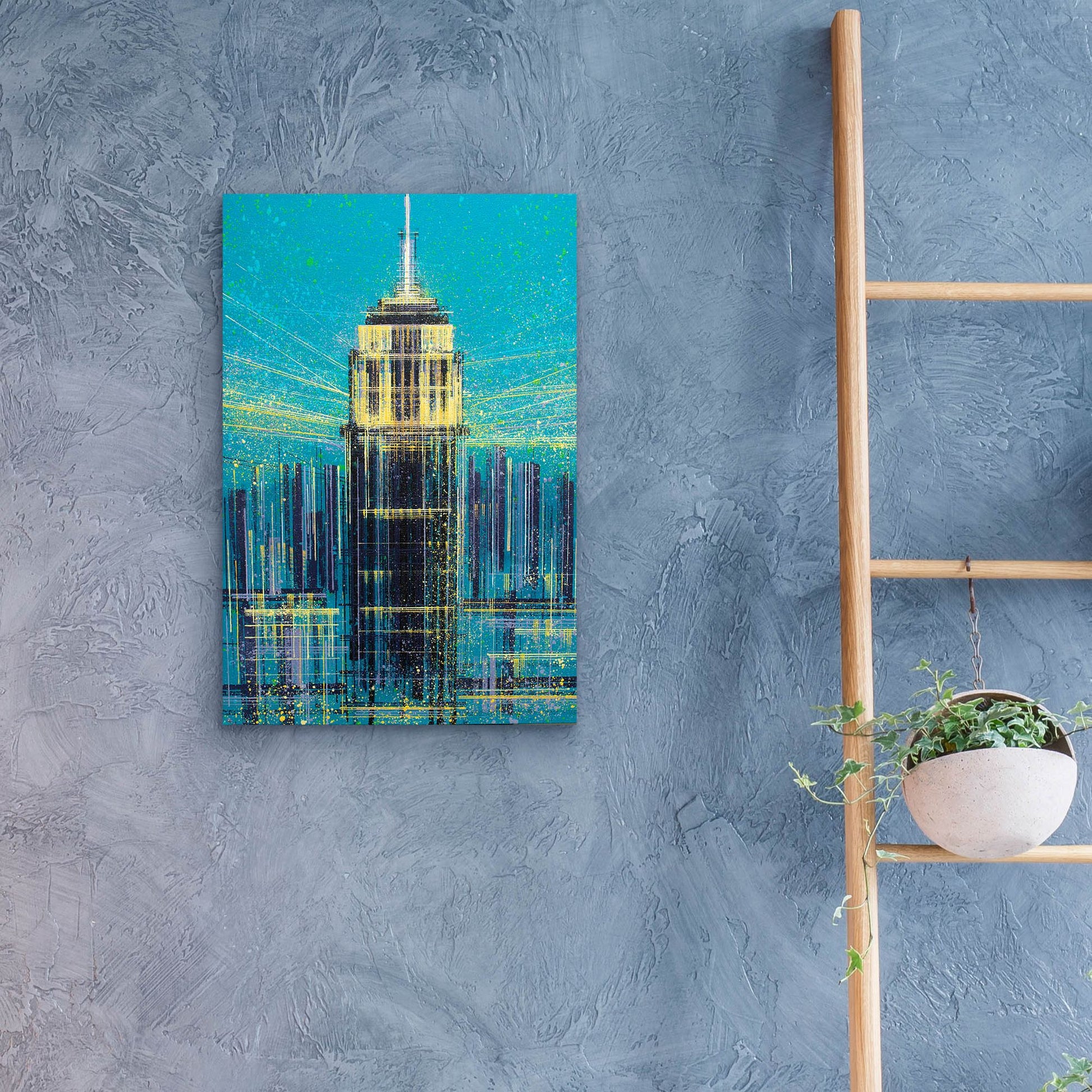 Epic Art 'The Empire State Building' by Marc Todd, Acrylic Glass Wall Art,16x24